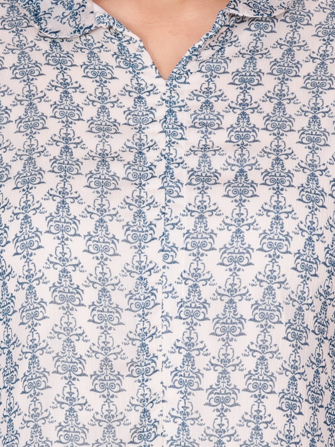 SCORPIUS WHITE PRINTED LONGTOP