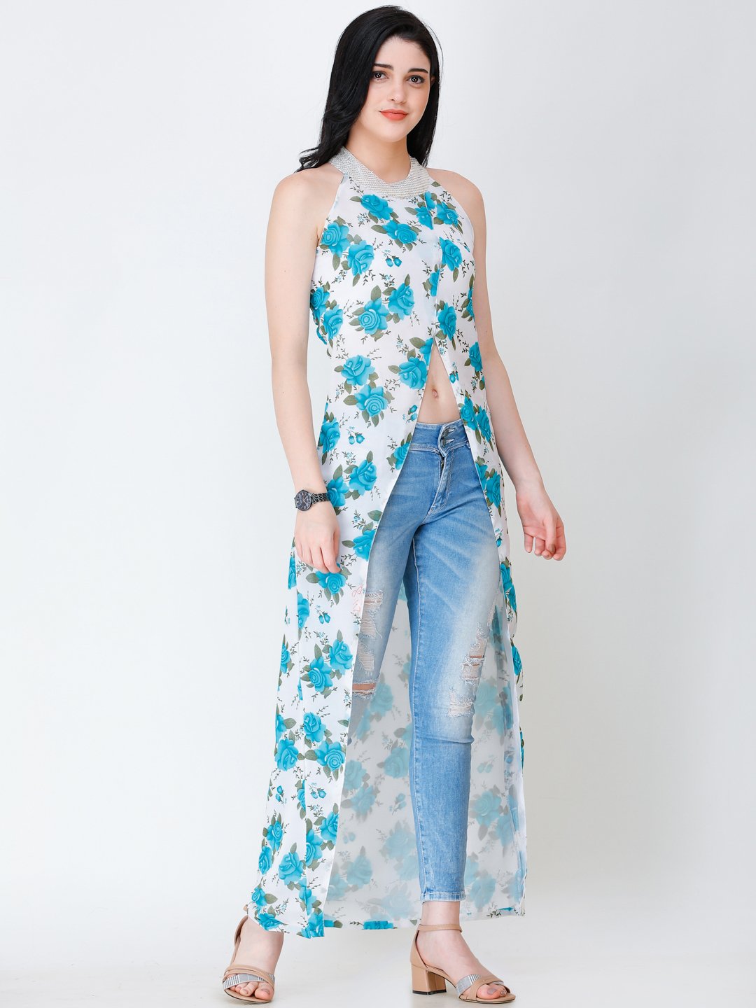 SCORPIUS Floral Tunic