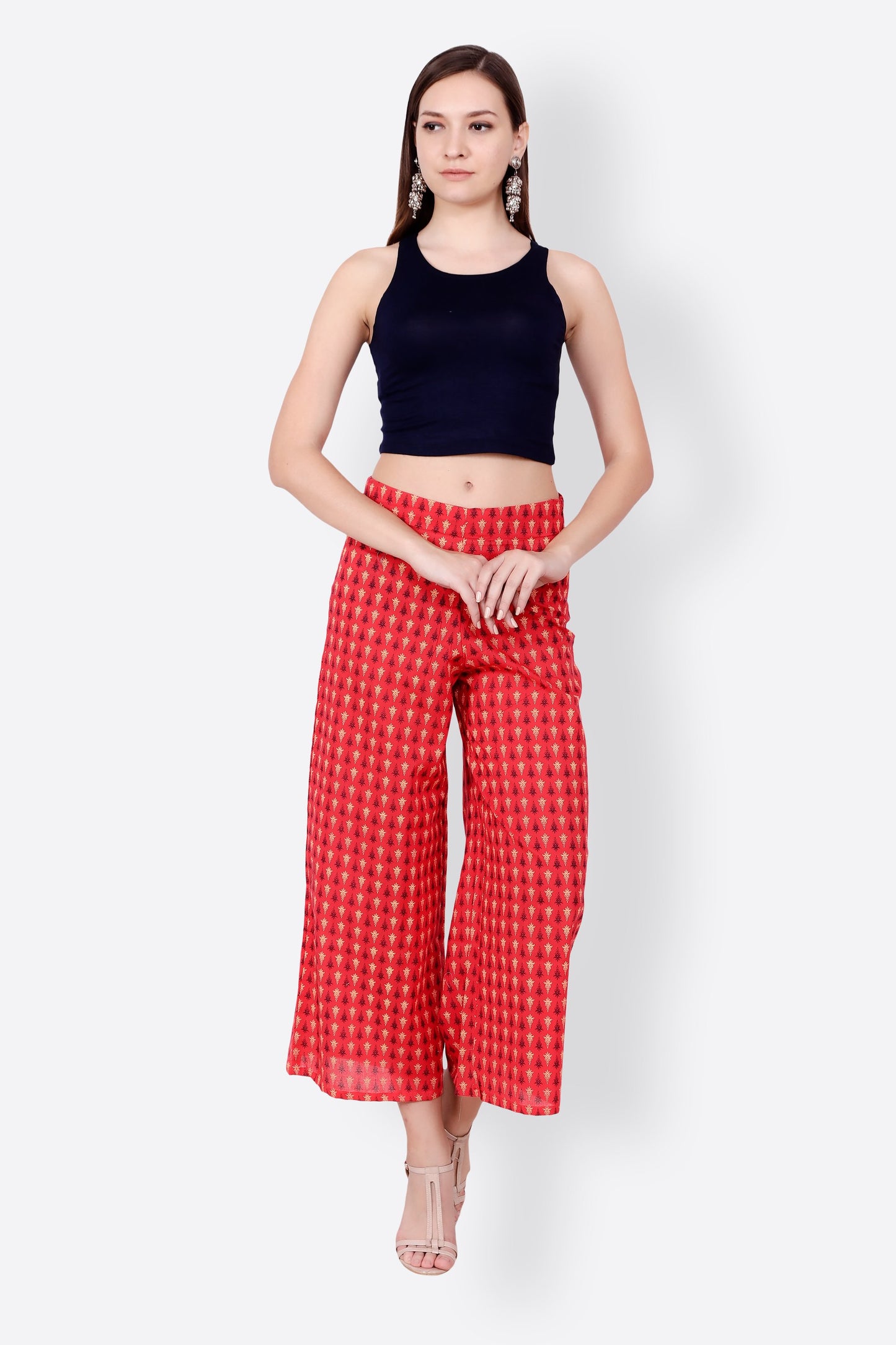 SCORPIUS red printed pallazo