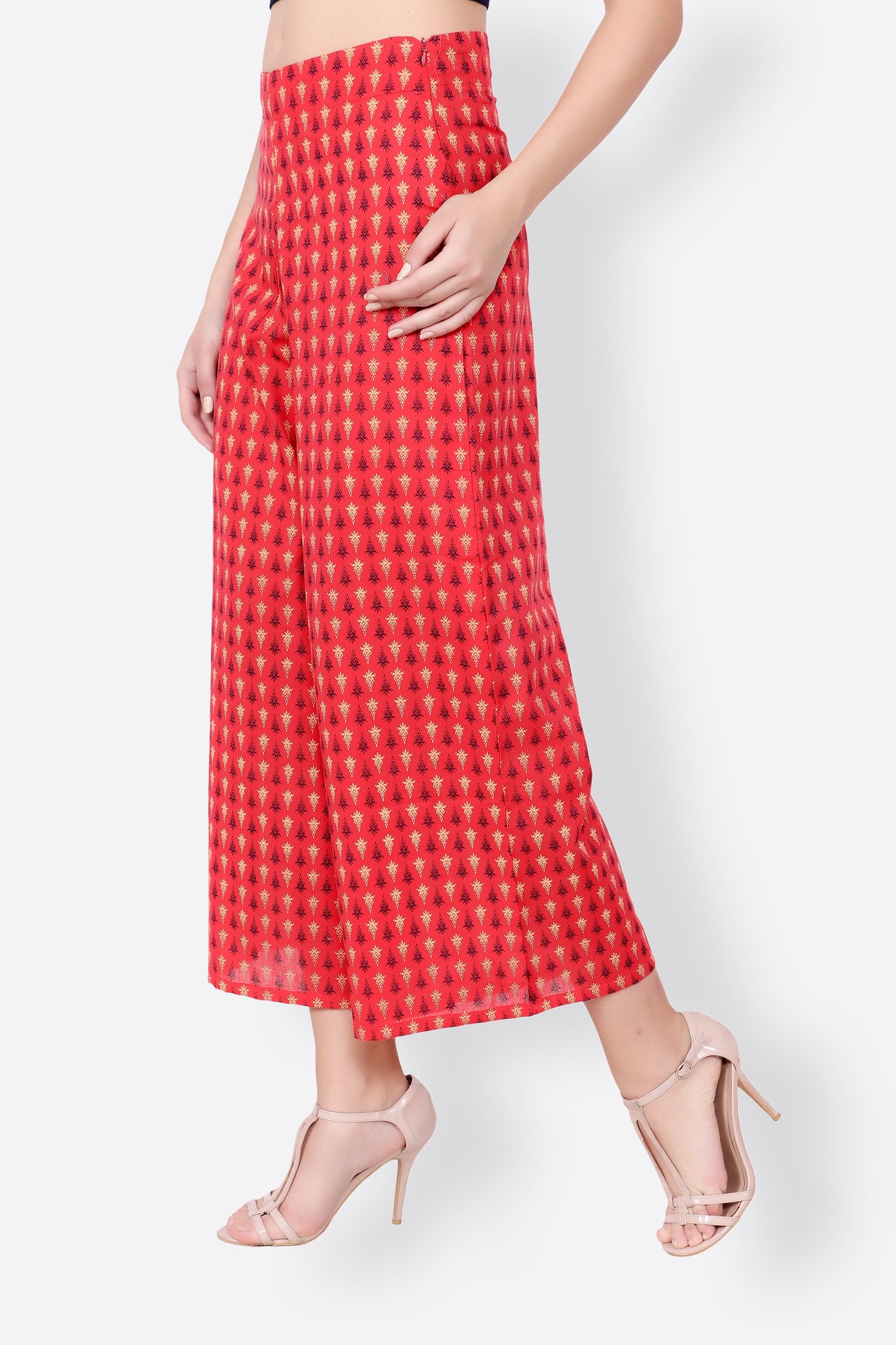 SCORPIUS red printed pallazo