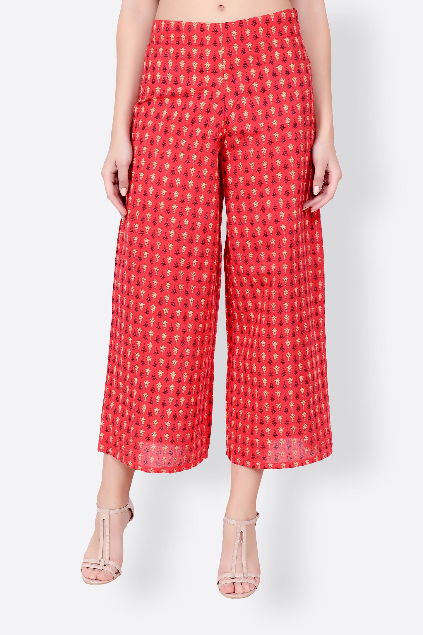 SCORPIUS red printed pallazo