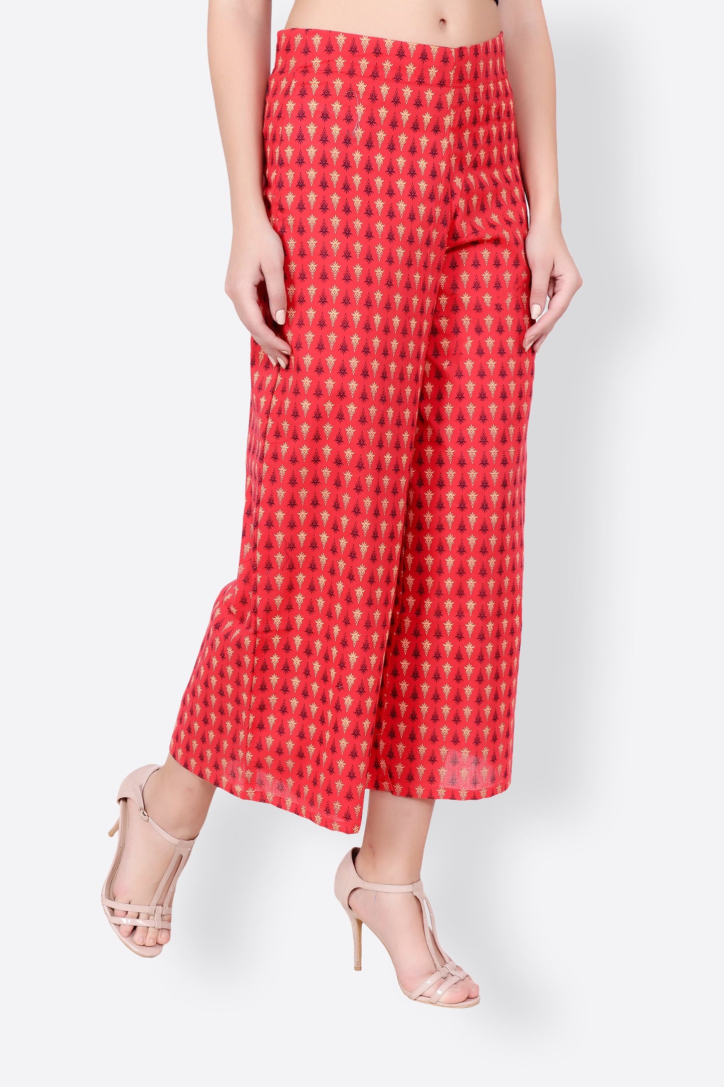 SCORPIUS red printed pallazo