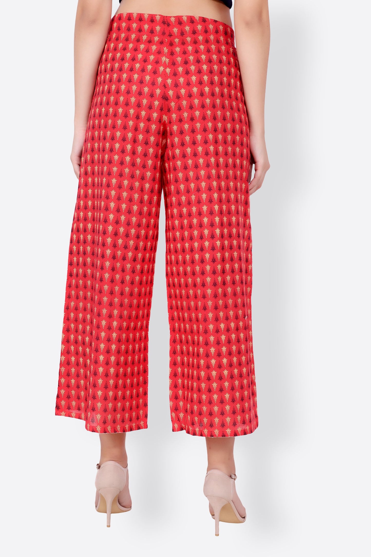 SCORPIUS red printed pallazo