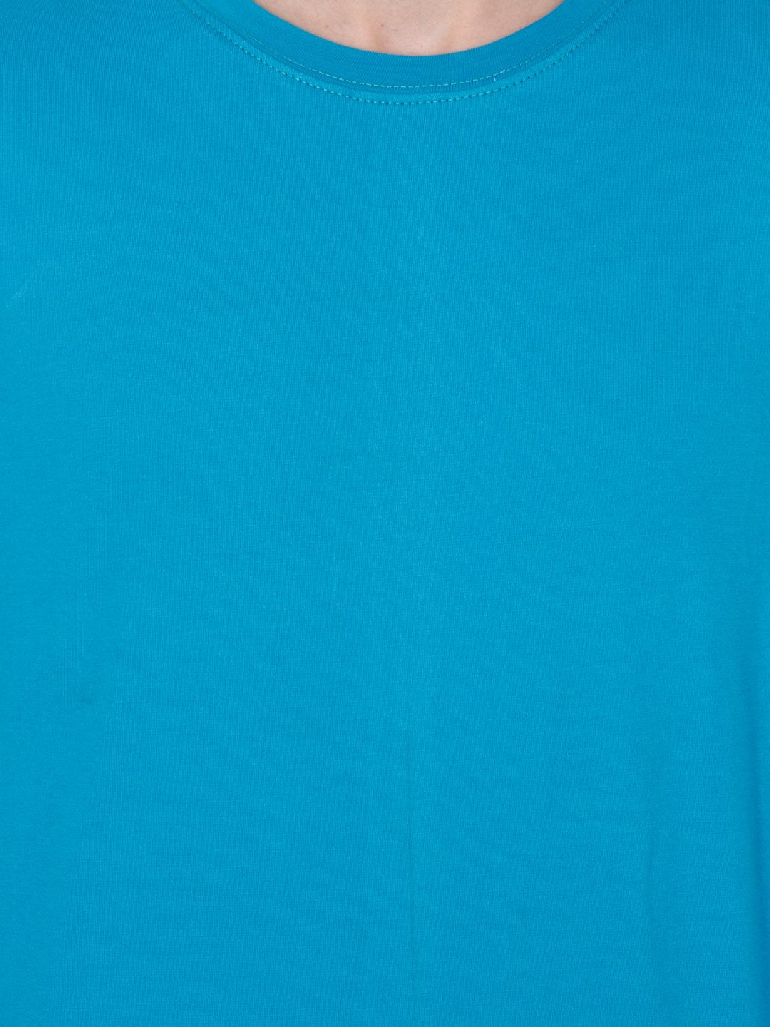 Blue Solid Tshirt