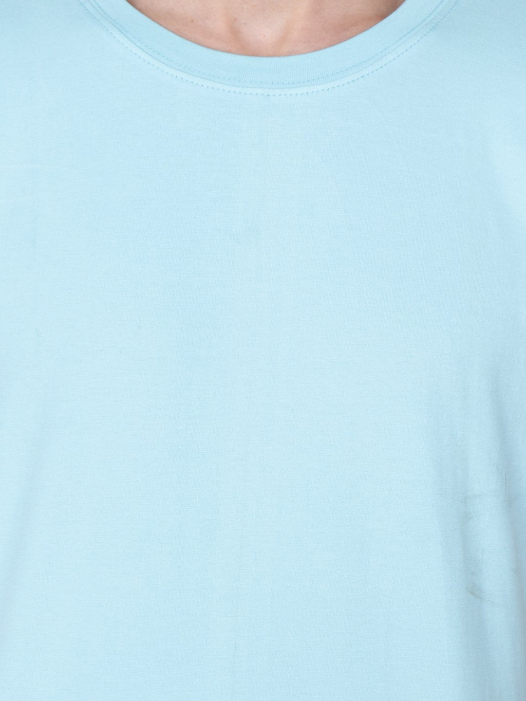 Blue Solid Tshirt
