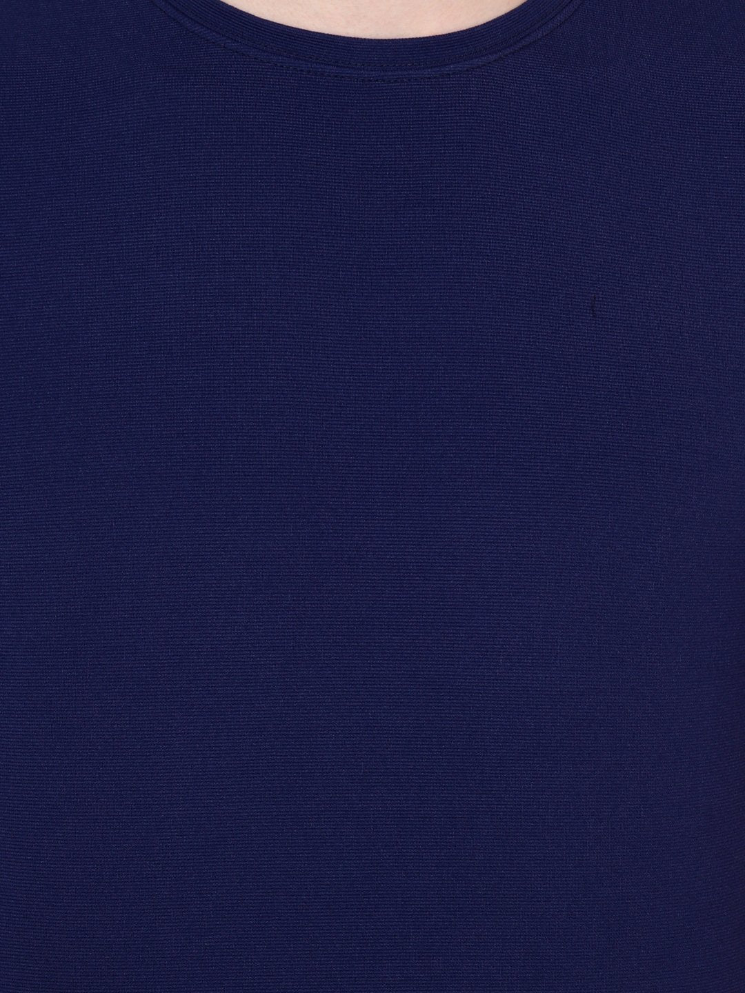 Blue Solid Tshirt