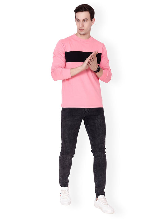 Light Pink Solid Tshirt