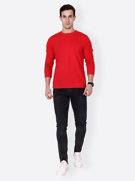Red Solid Tshirt