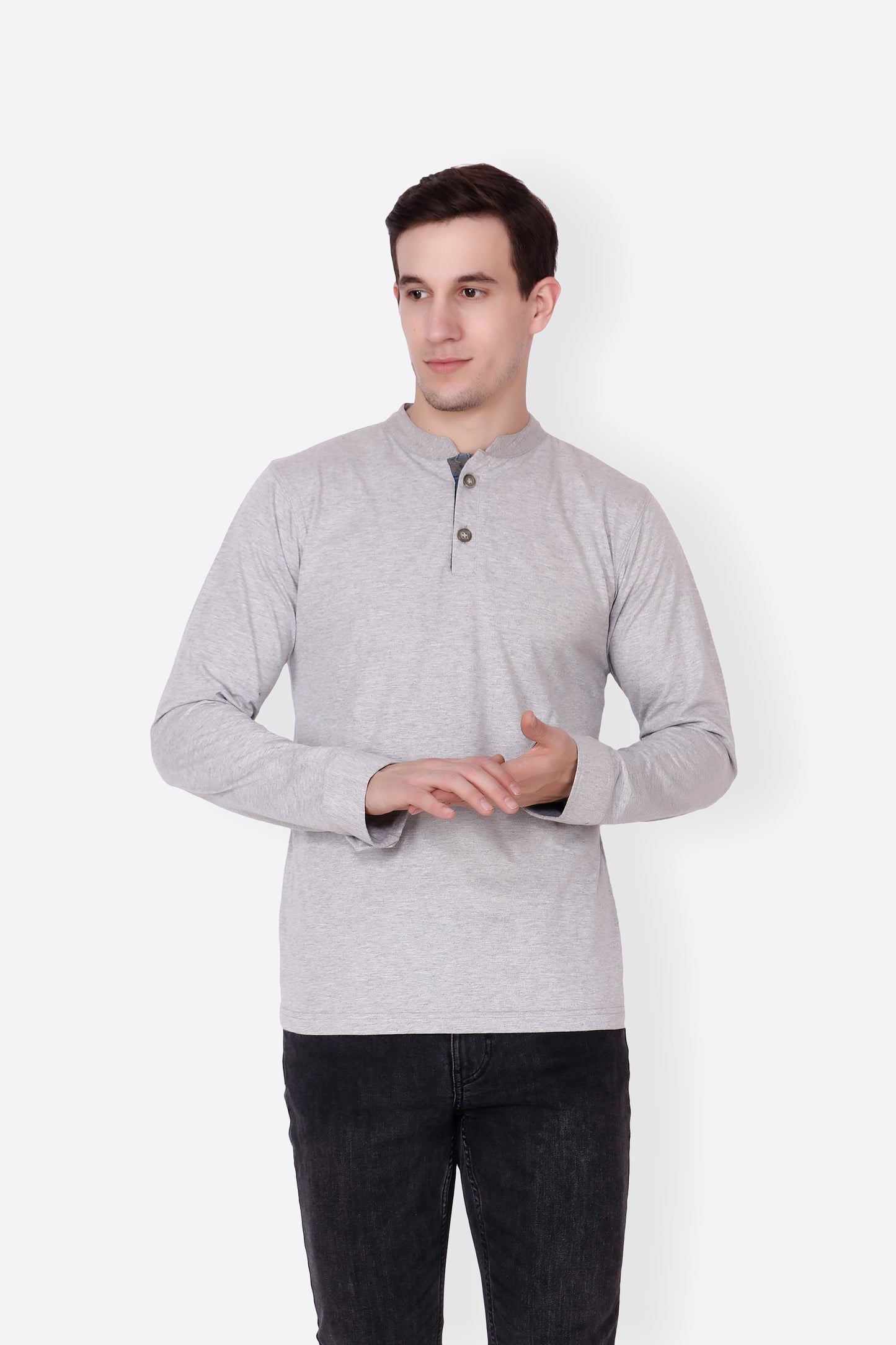 Grey Henley Tshirt