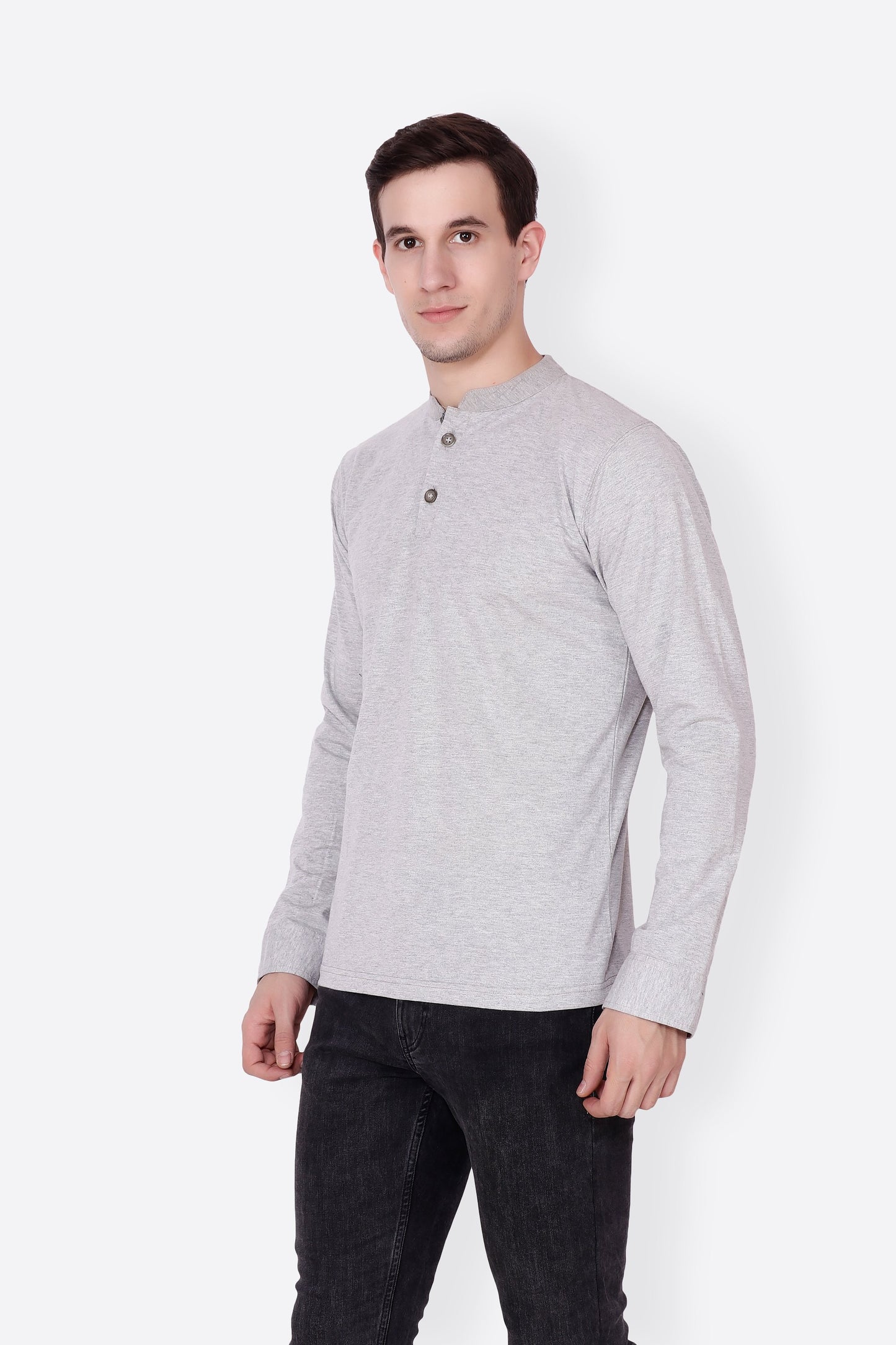Grey Henley Tshirt