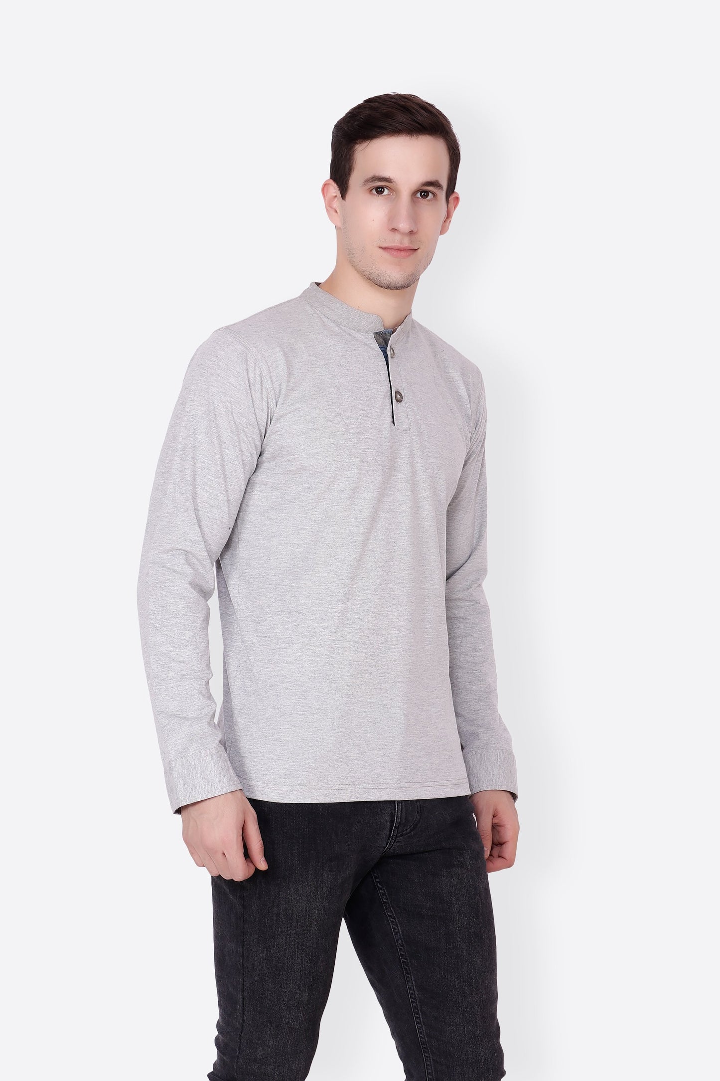 Grey Henley Tshirt