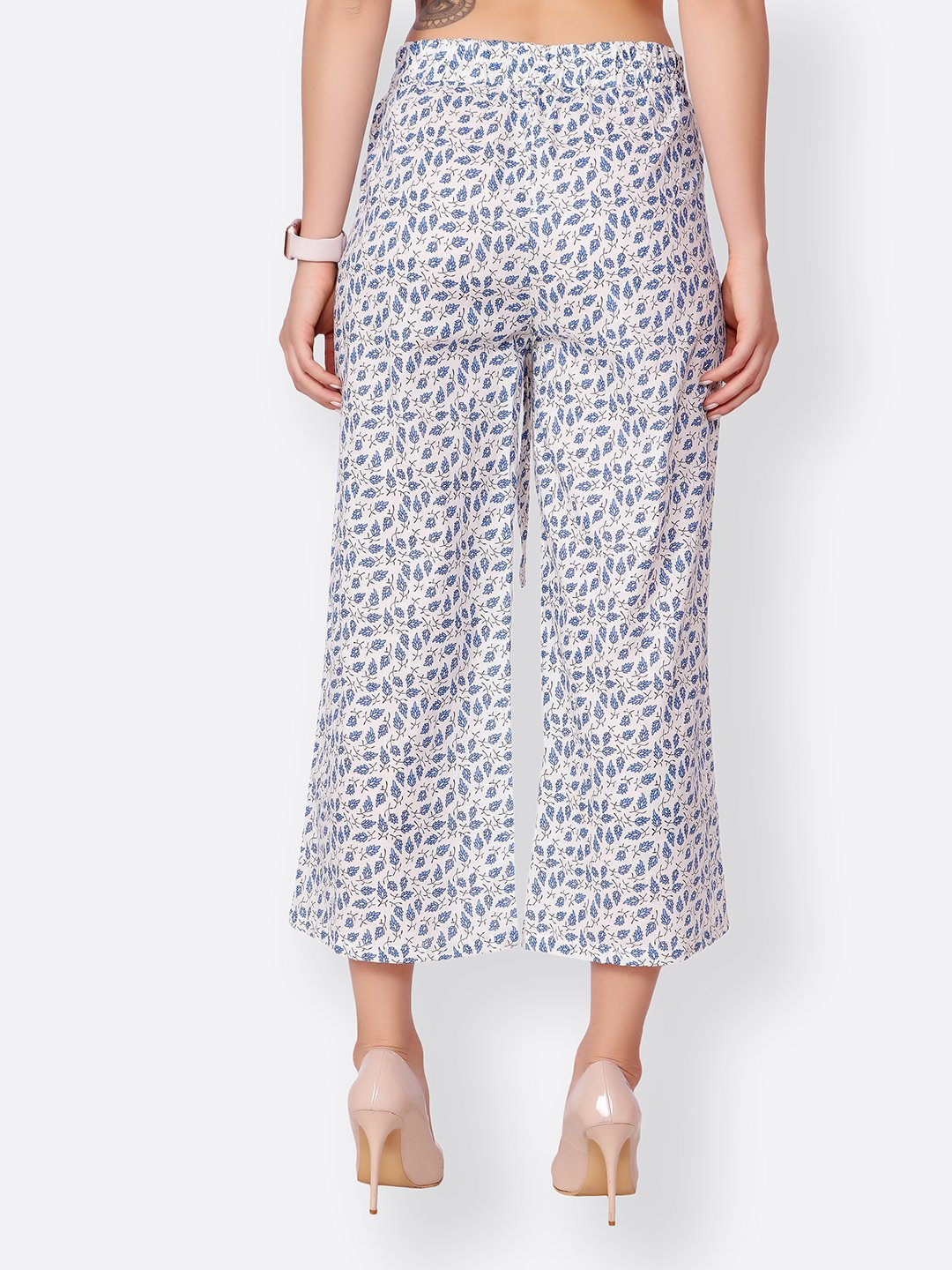SCORPIUS WHITE PRINTED PALLAZO