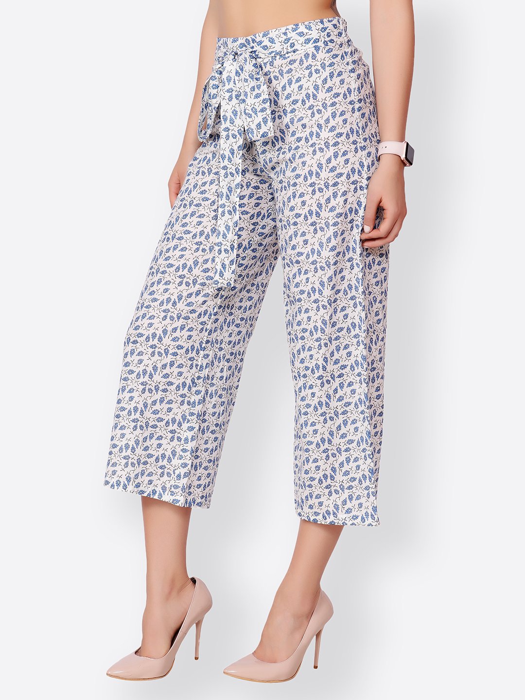 SCORPIUS WHITE PRINTED PALLAZO