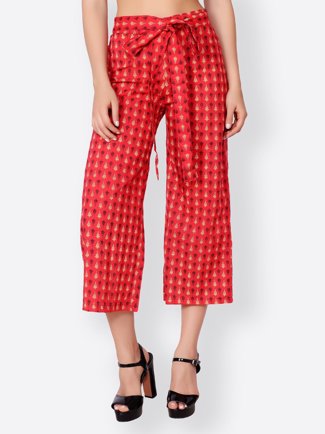 SCORPIUS RED PRINTED PALLAZO