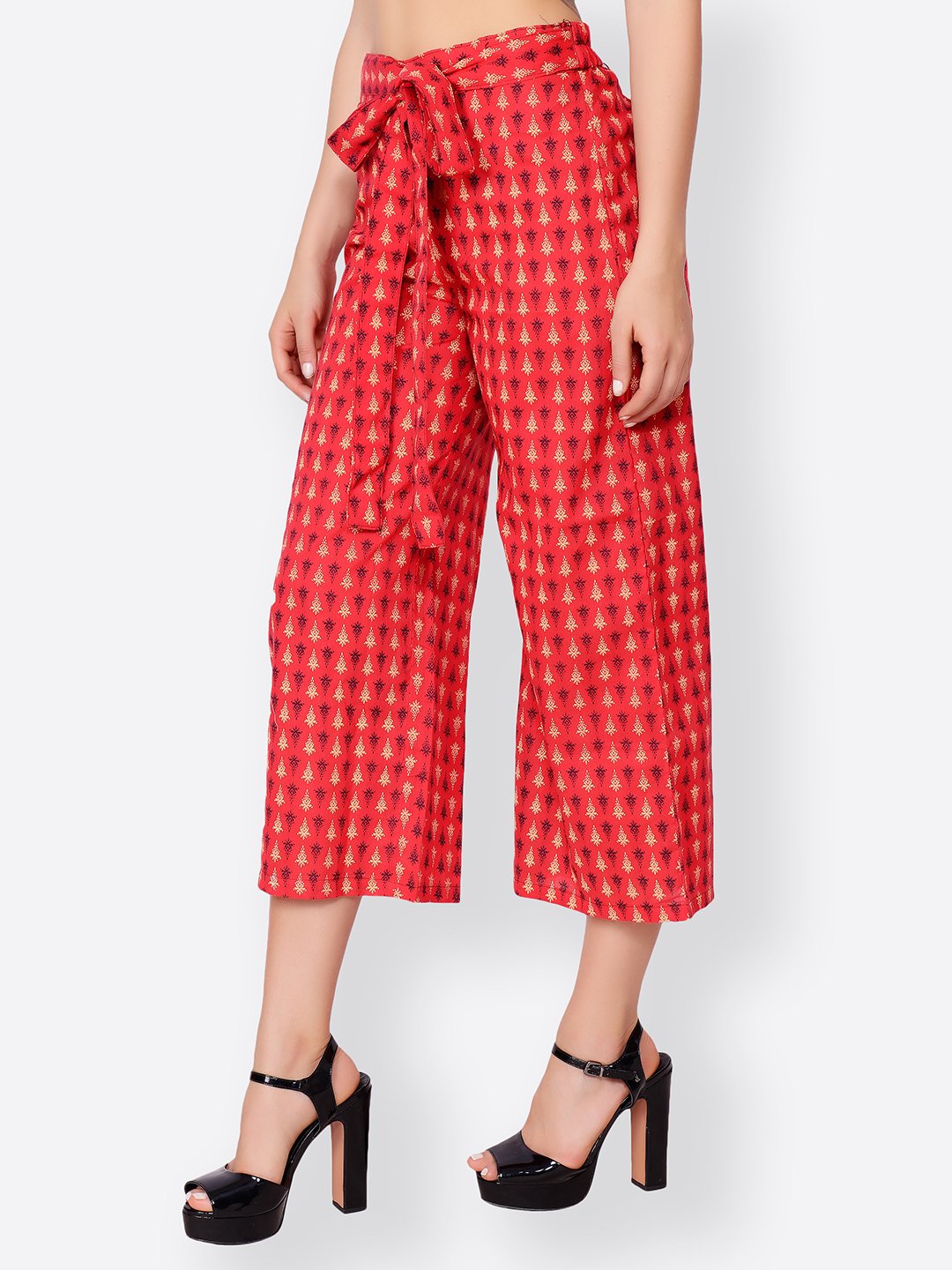 SCORPIUS RED PRINTED PALLAZO