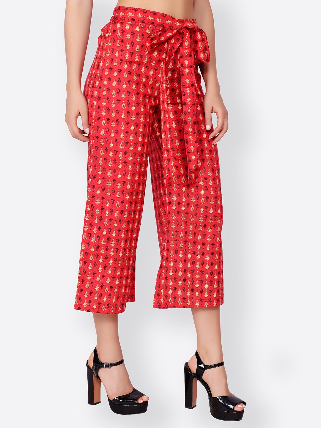 SCORPIUS RED PRINTED PALLAZO
