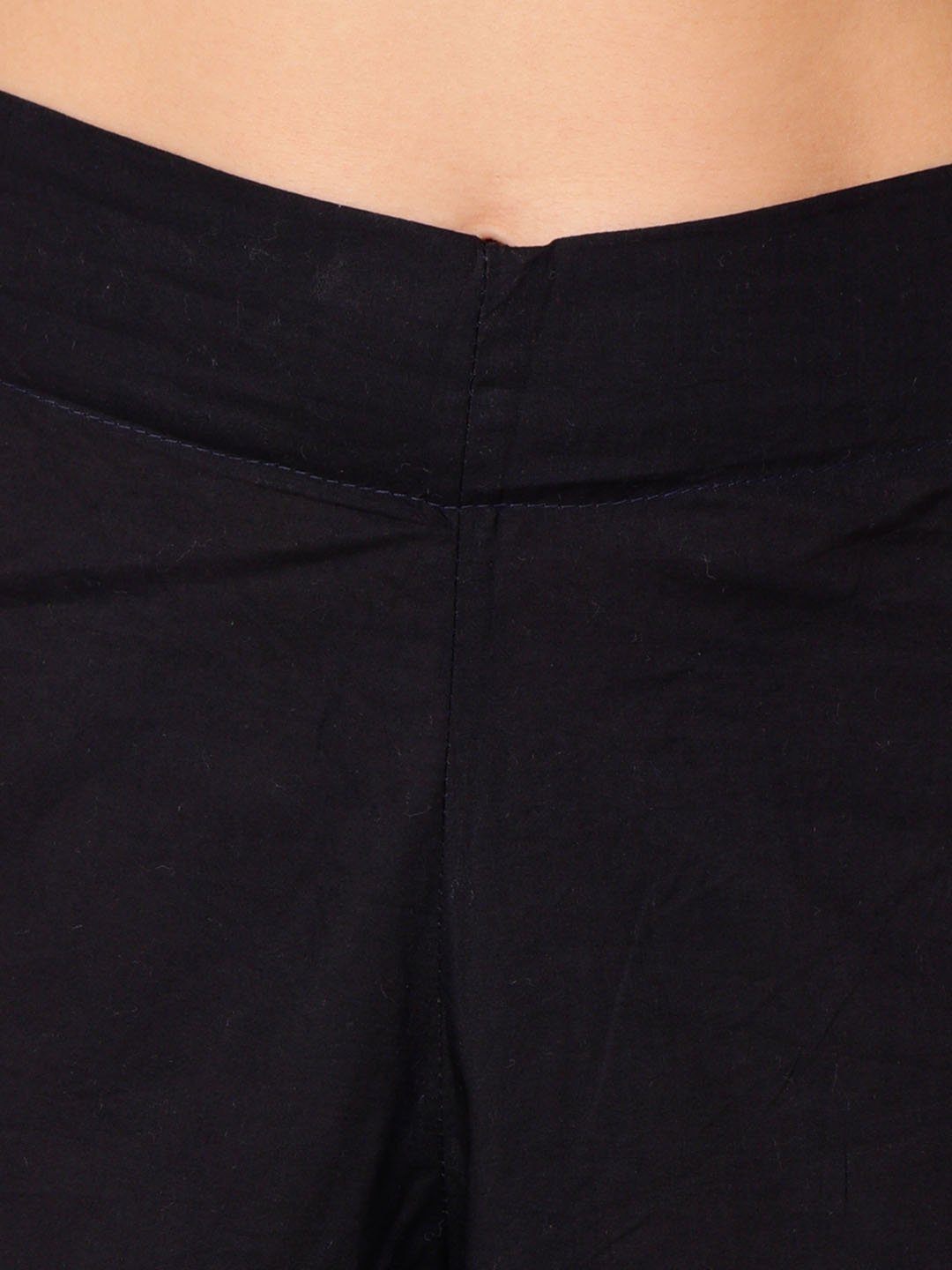 SCORPIUS BLACK SOLID PALLAZO