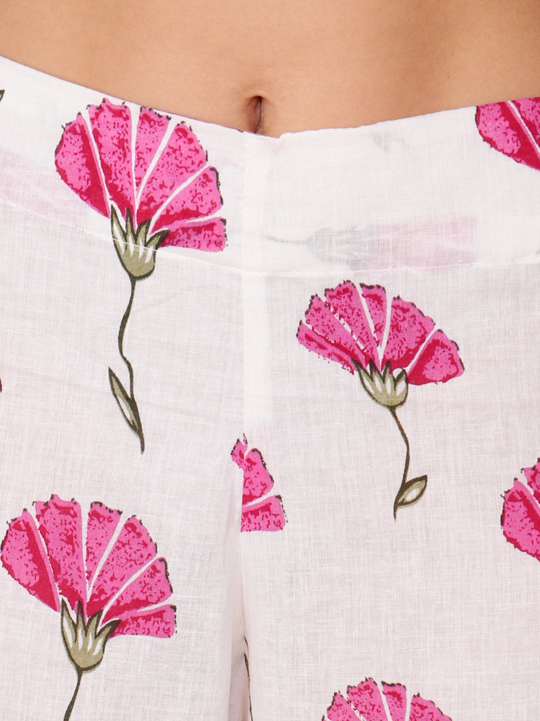 SCORPIUS WHITE PRINTED PALLAZO