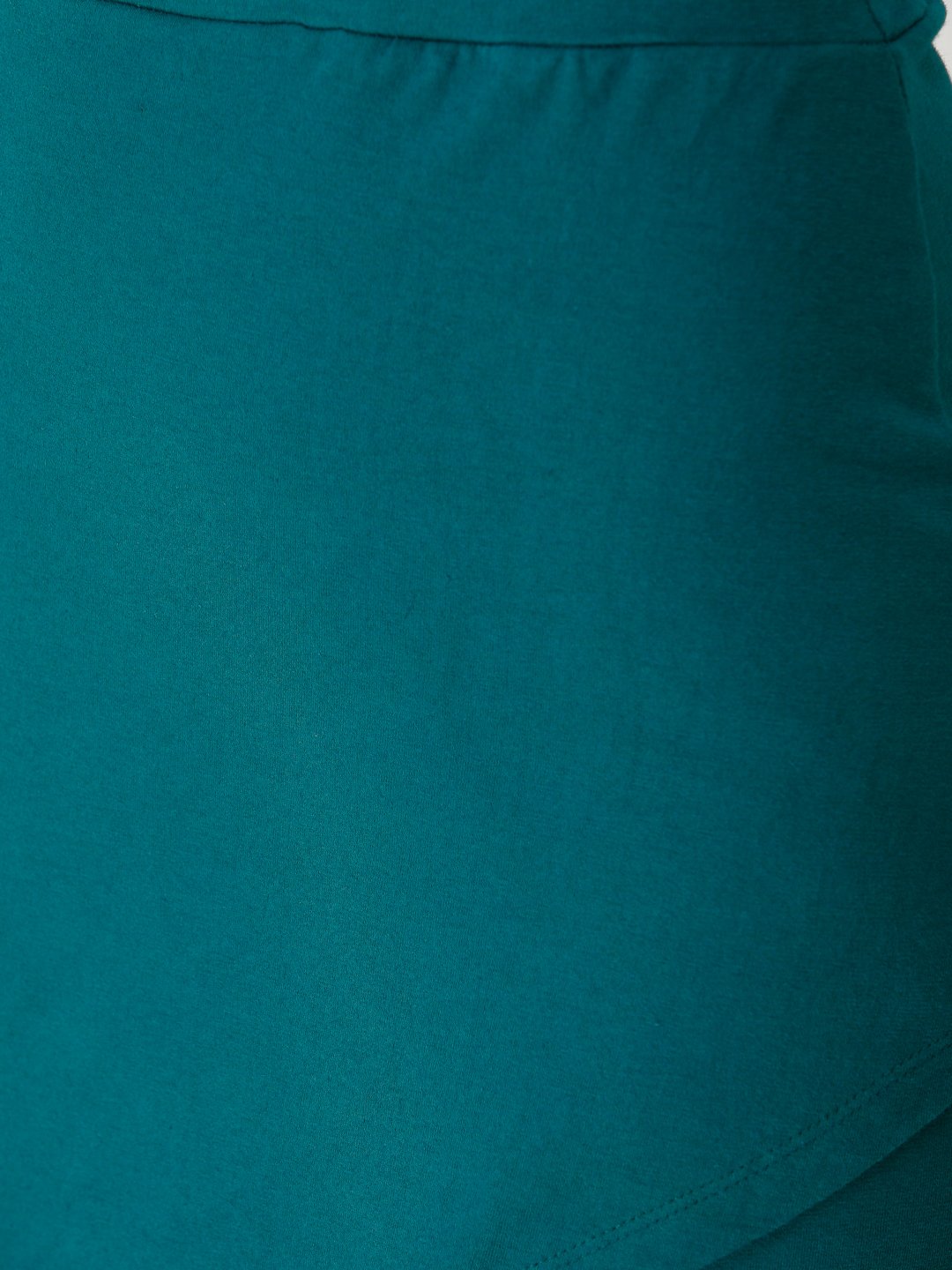 SCORPIUS Teal knee length skirt