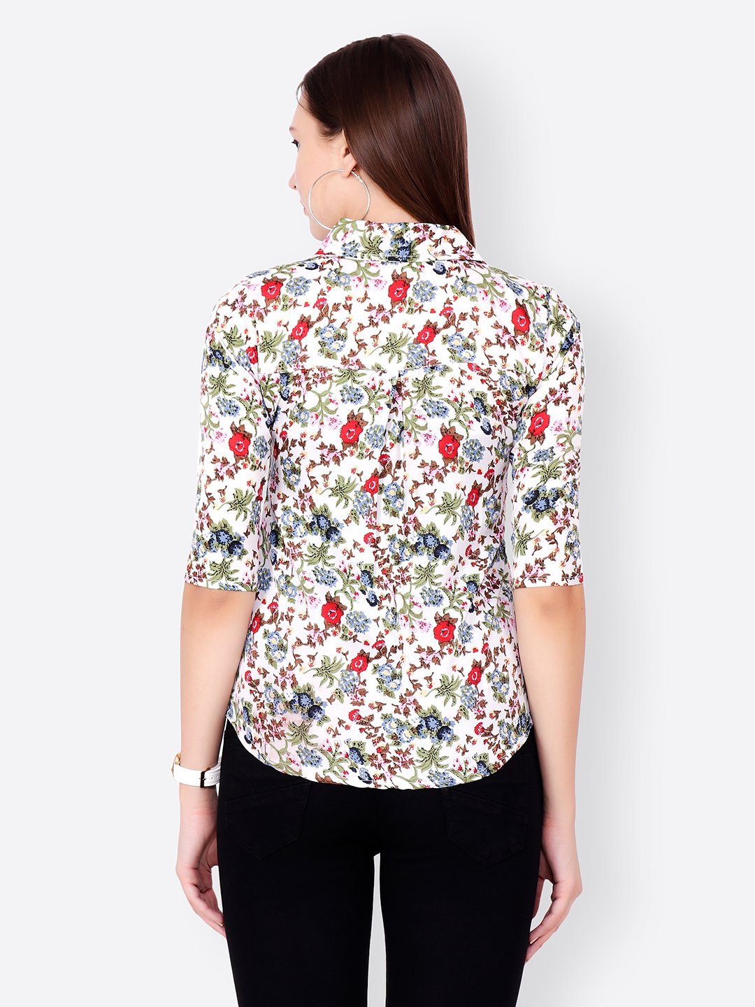 SCORPIUS WHITE PRINTED SHIRT