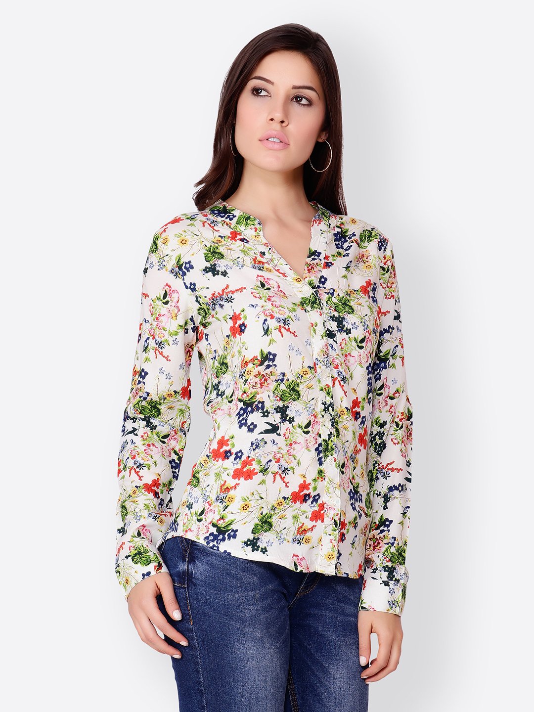SCORPIUS MULTICOLOR FLORAL SHIRT