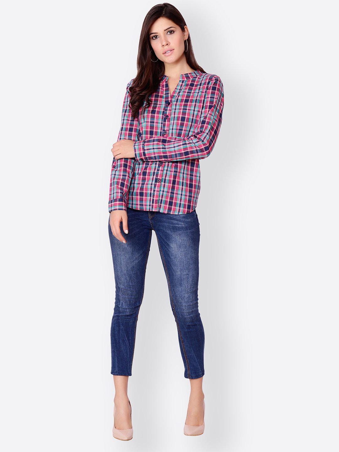 SCORPIUS PURPLE CHECK SHIRT