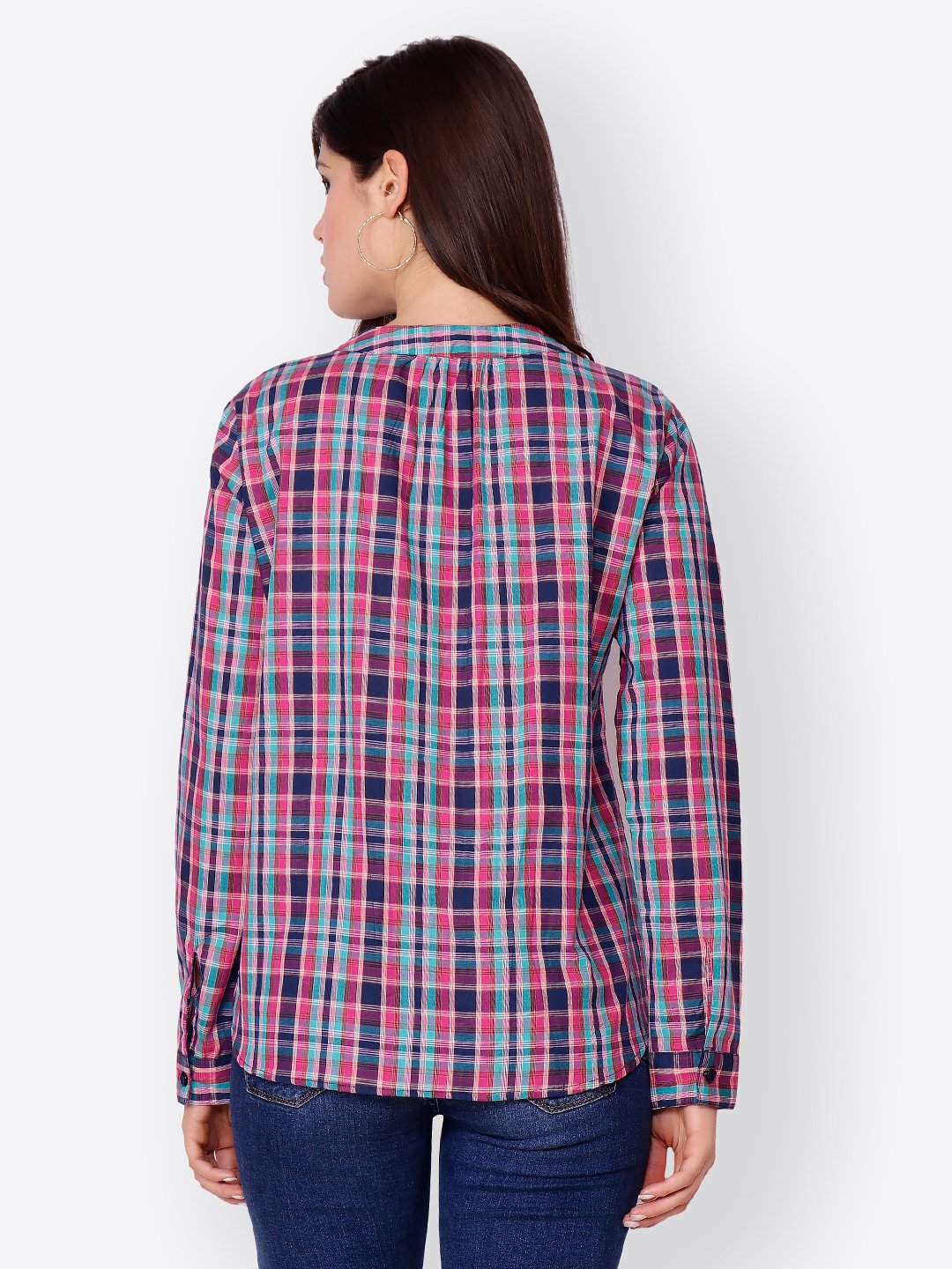 SCORPIUS PURPLE CHECK SHIRT