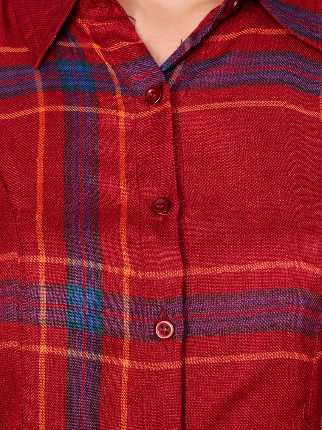 SCORPIUS RED CHECK SHIRT