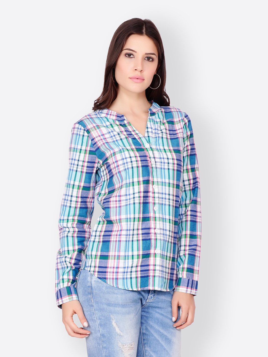SCORPIUS BLUE CHECK SHIRT