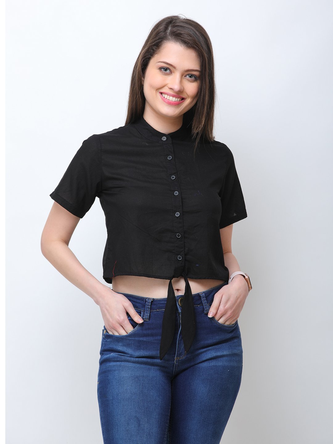 Black Solid Shirt