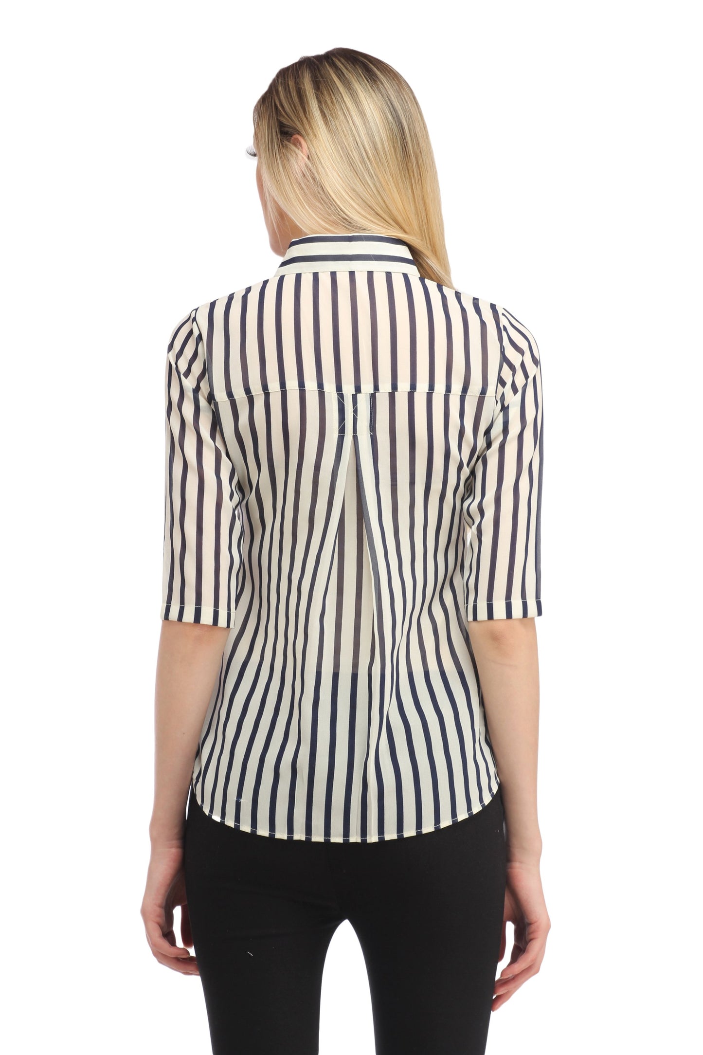 White Striped Shirt