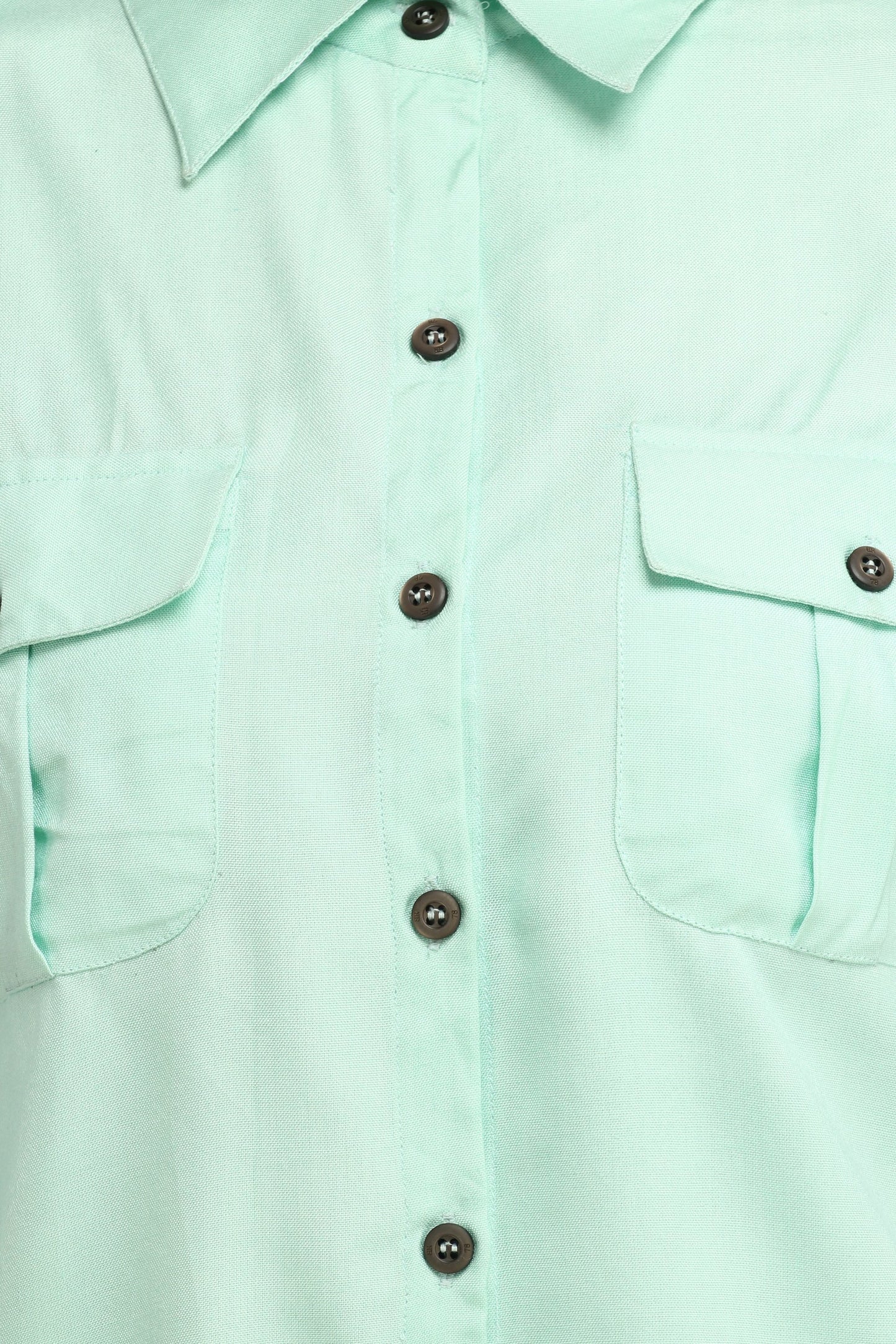 Green Solid Shirt