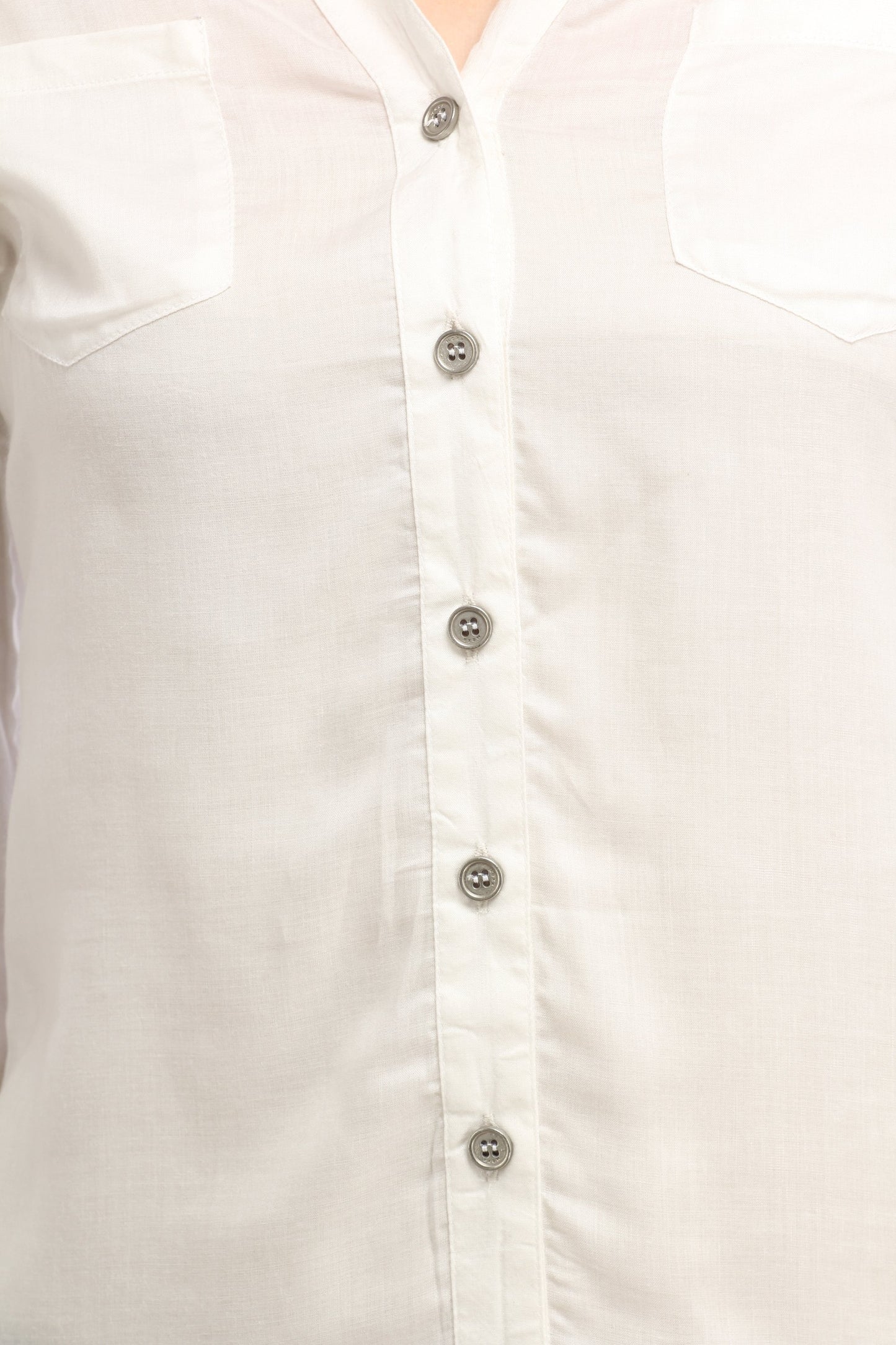 White Solid Shirt