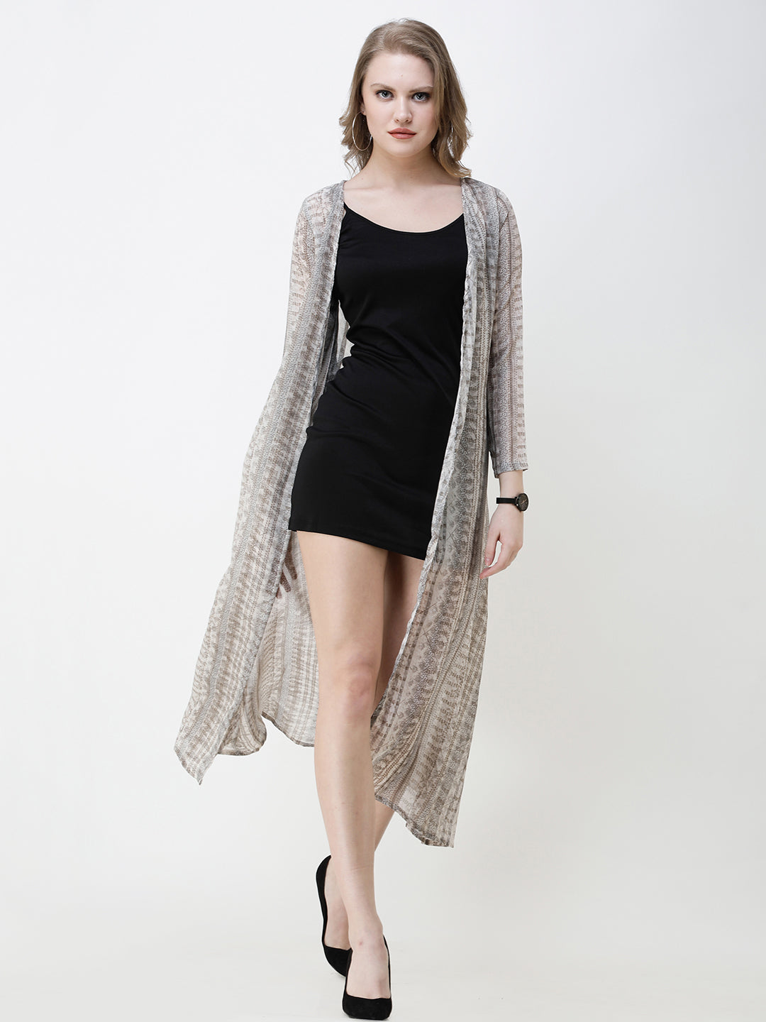 Cation Printed Georgette shrug