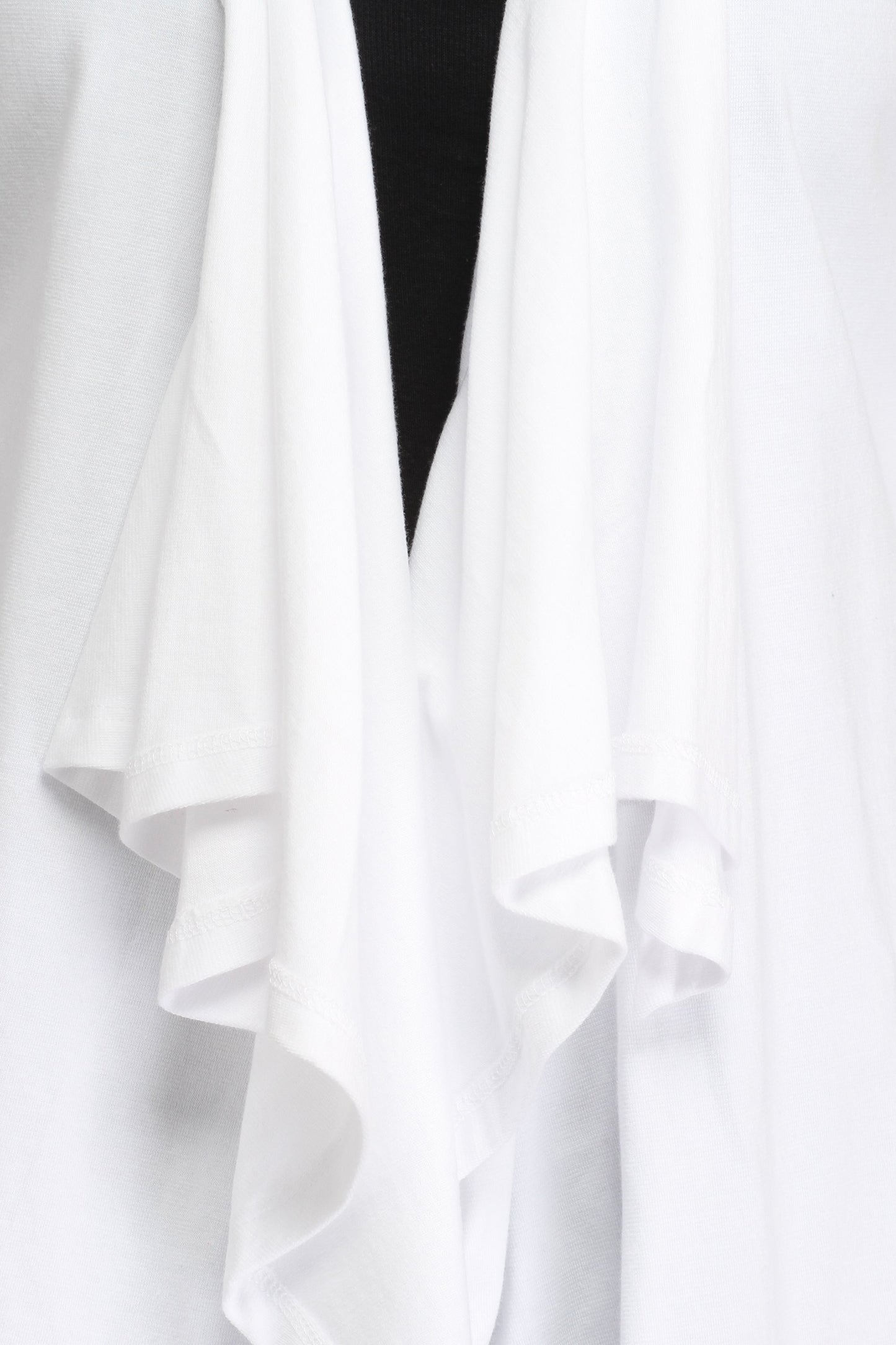 White Solid Shrug