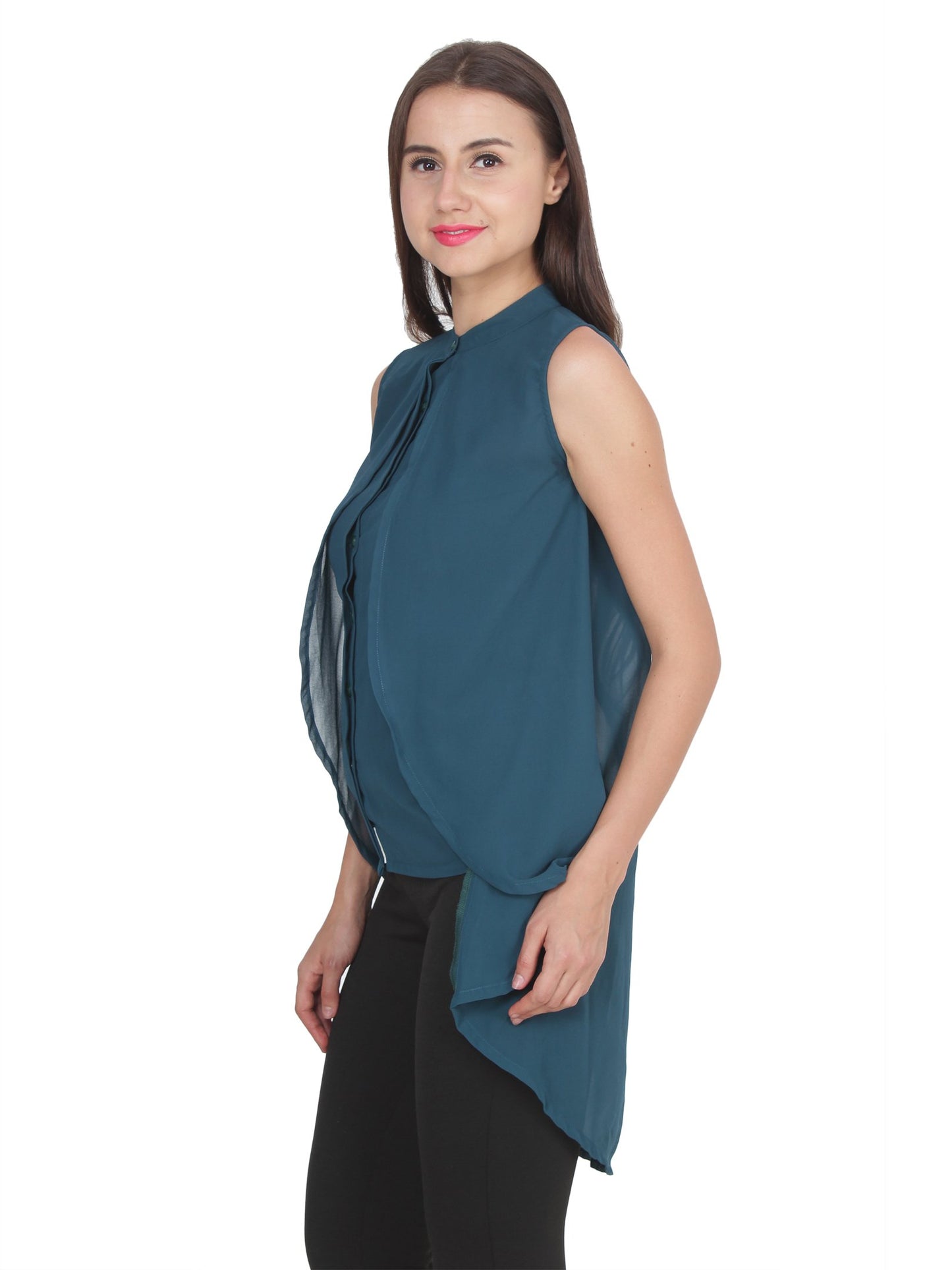 Blue Solid Shirt