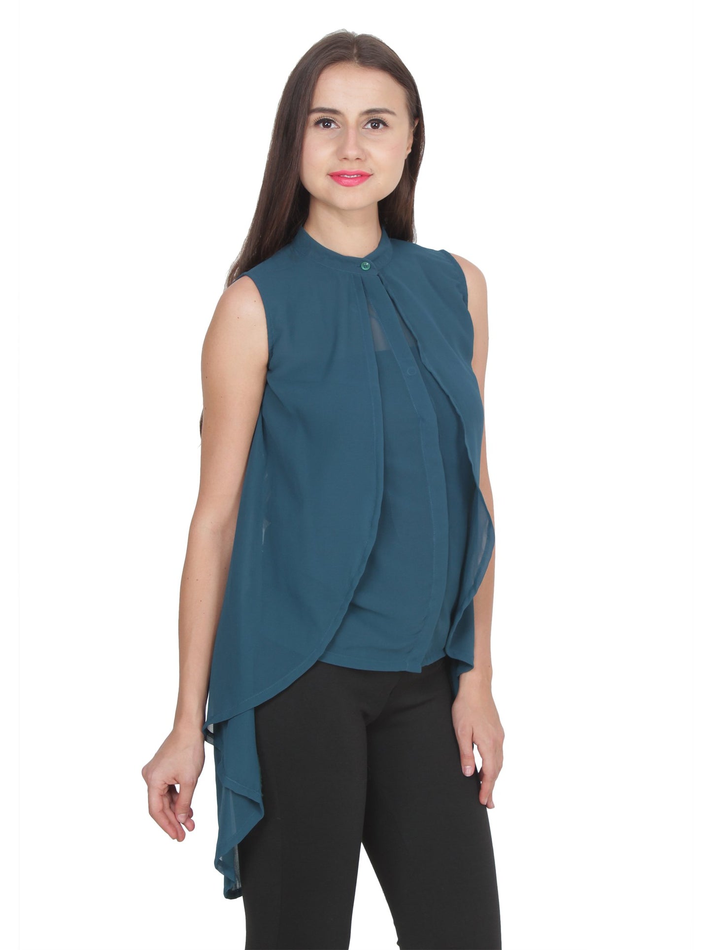 Blue Solid Shirt