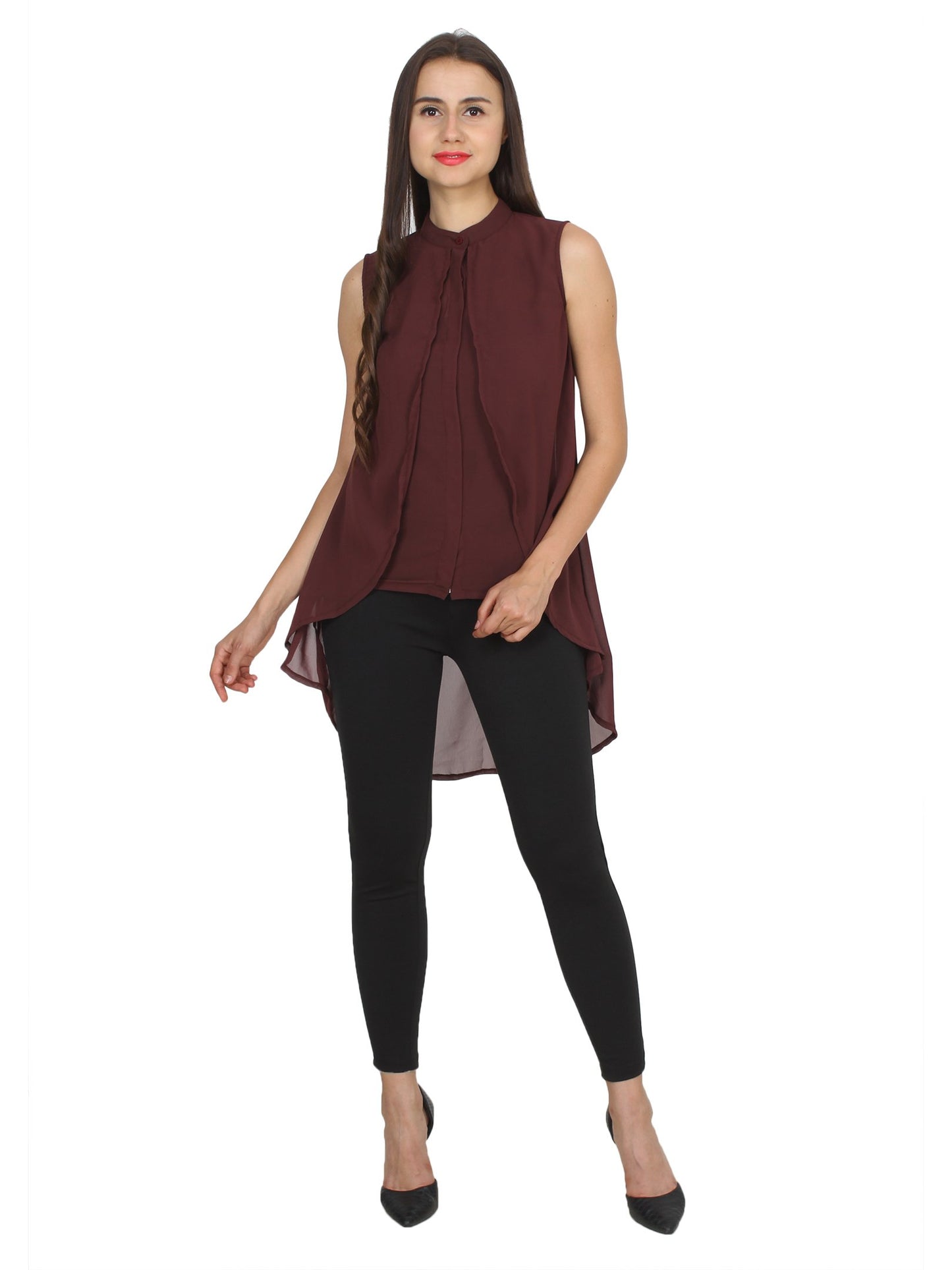 Maroon Soid Shirt