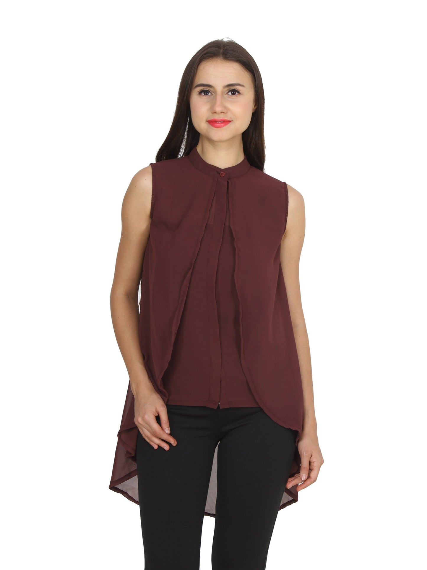 Maroon Soid Shirt