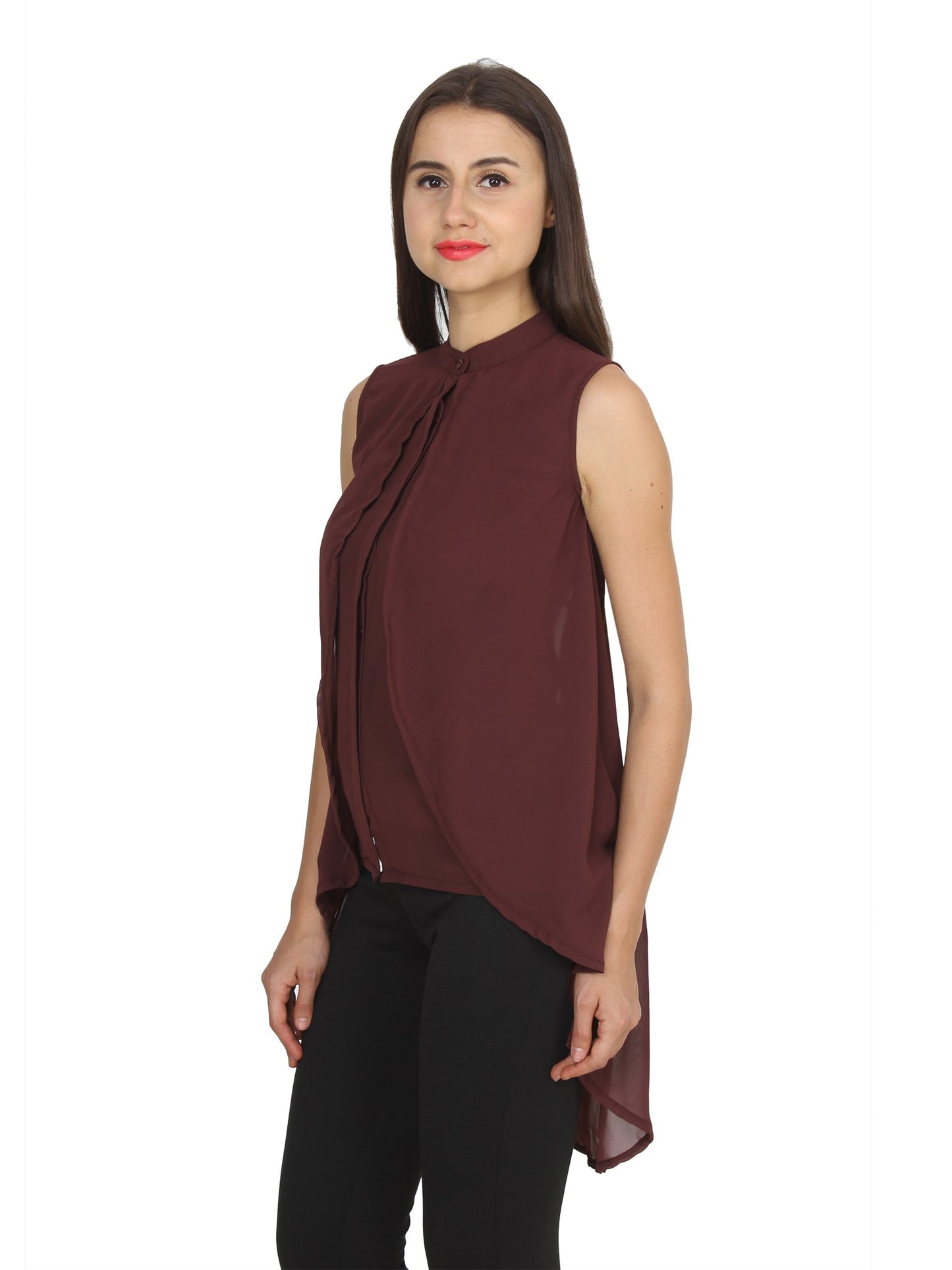 Maroon Soid Shirt