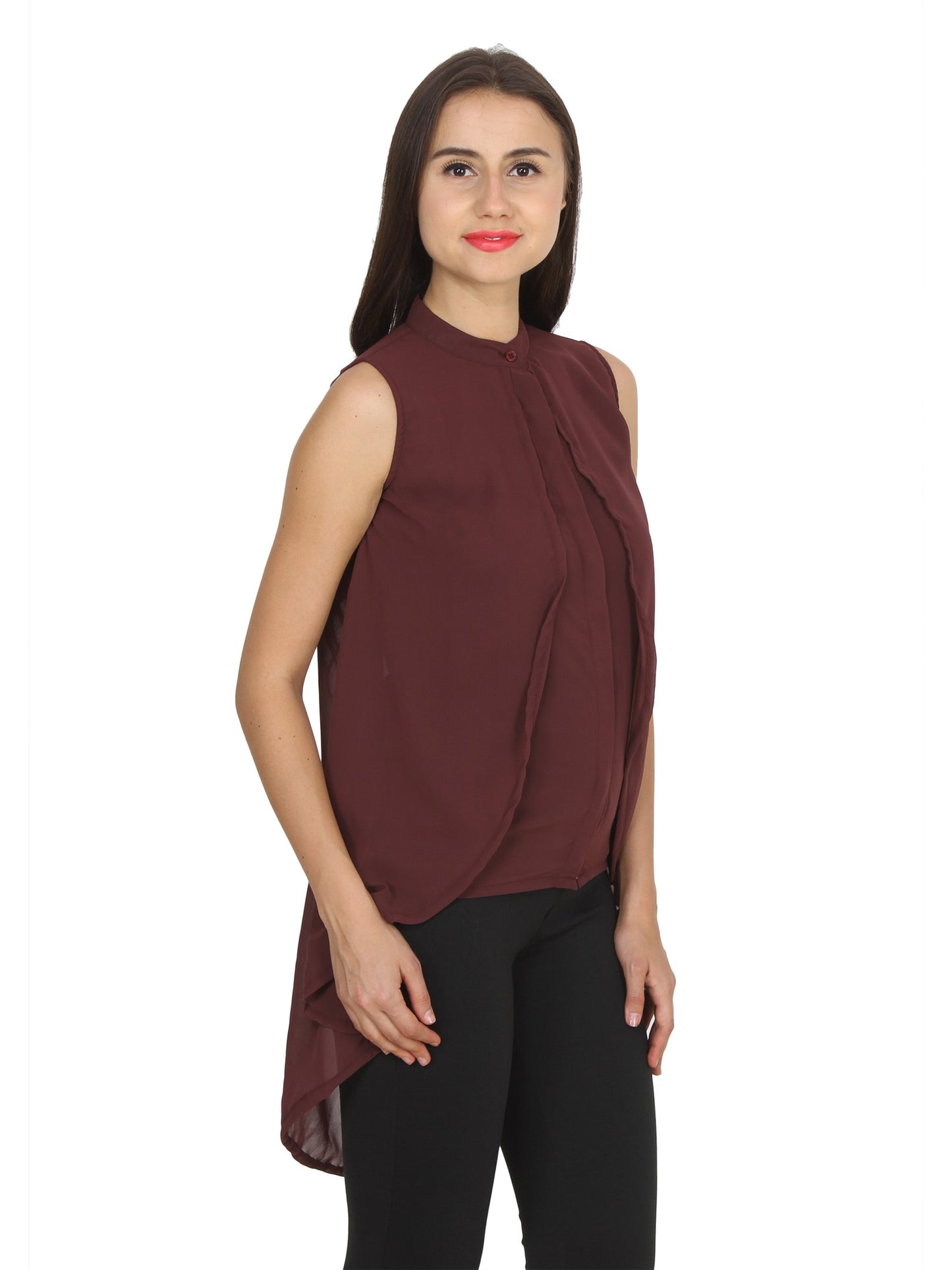 Maroon Soid Shirt