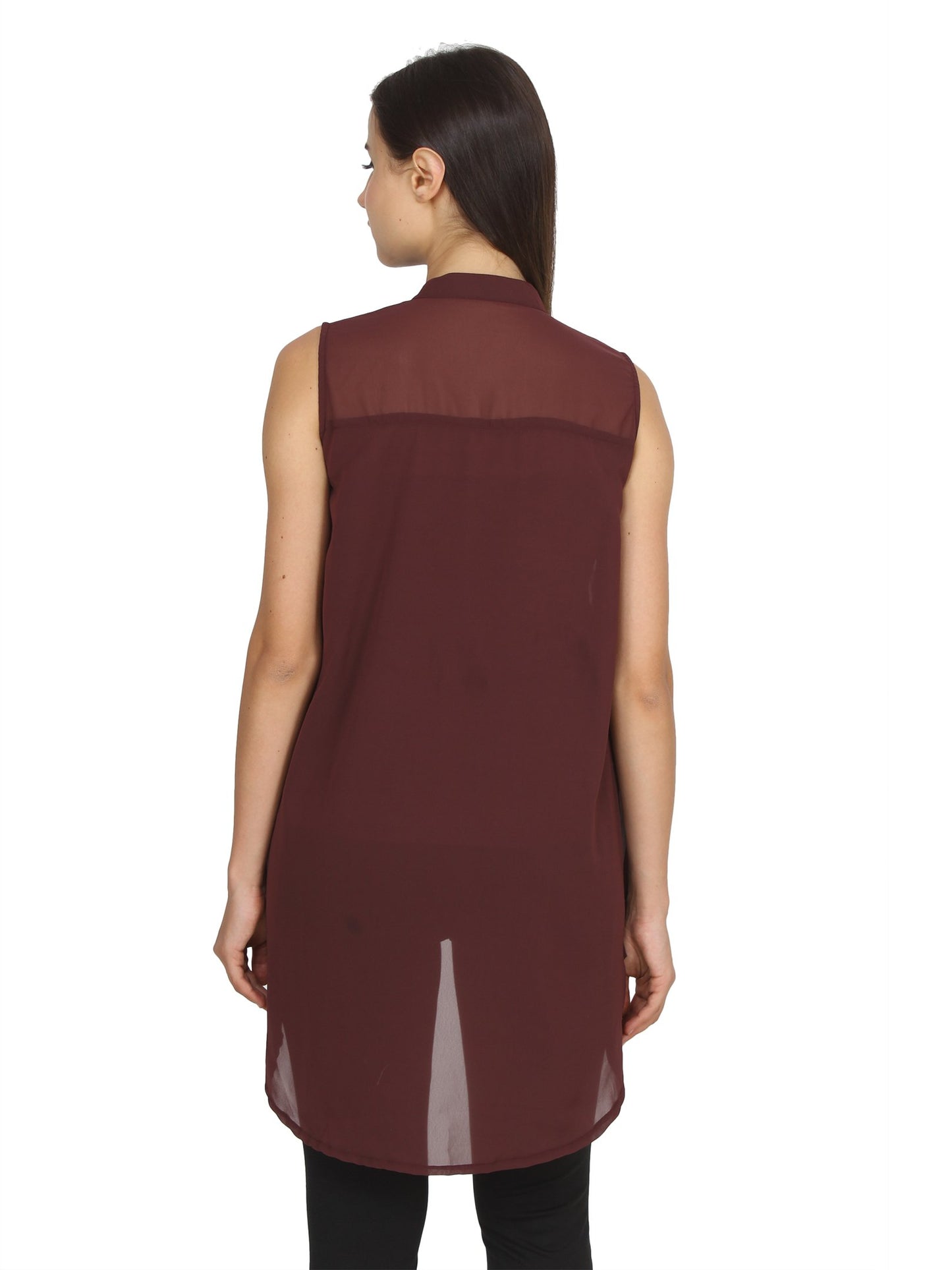 Maroon Soid Shirt