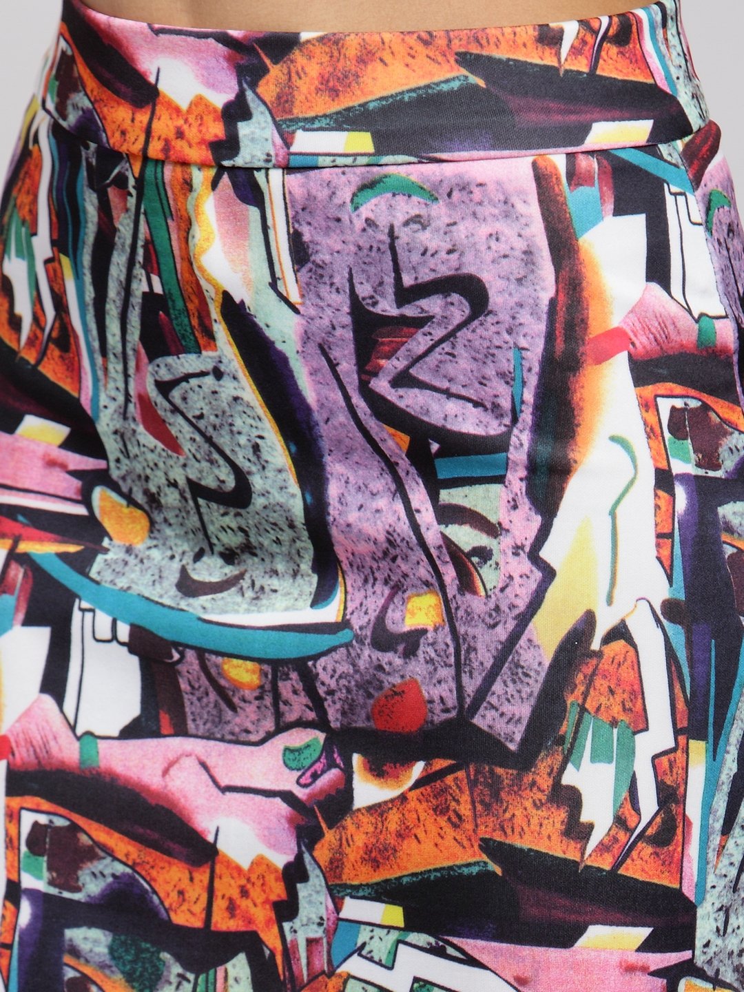 Multicolor Printed Skirt
