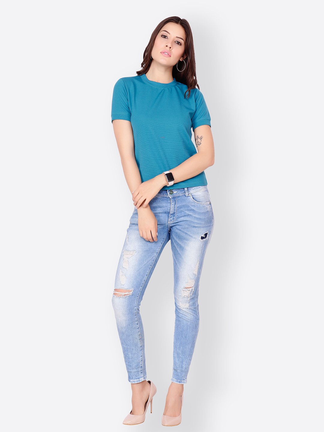 SCORPIUS SOLID BLUE TOP