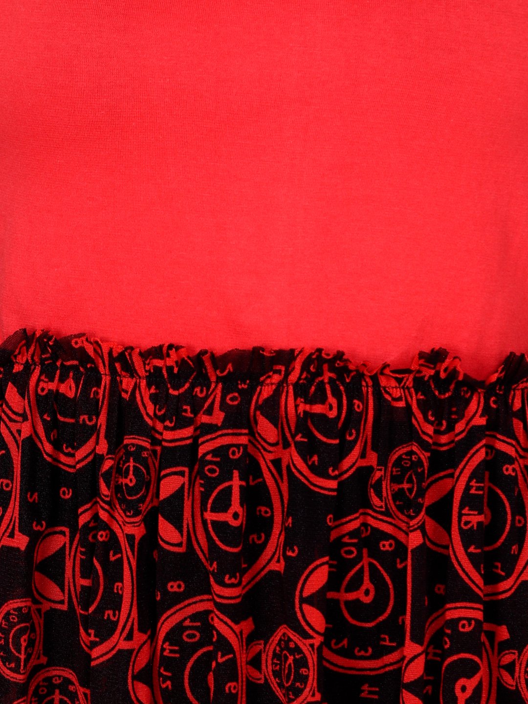 SCORPIUS RED PRINTED TOP