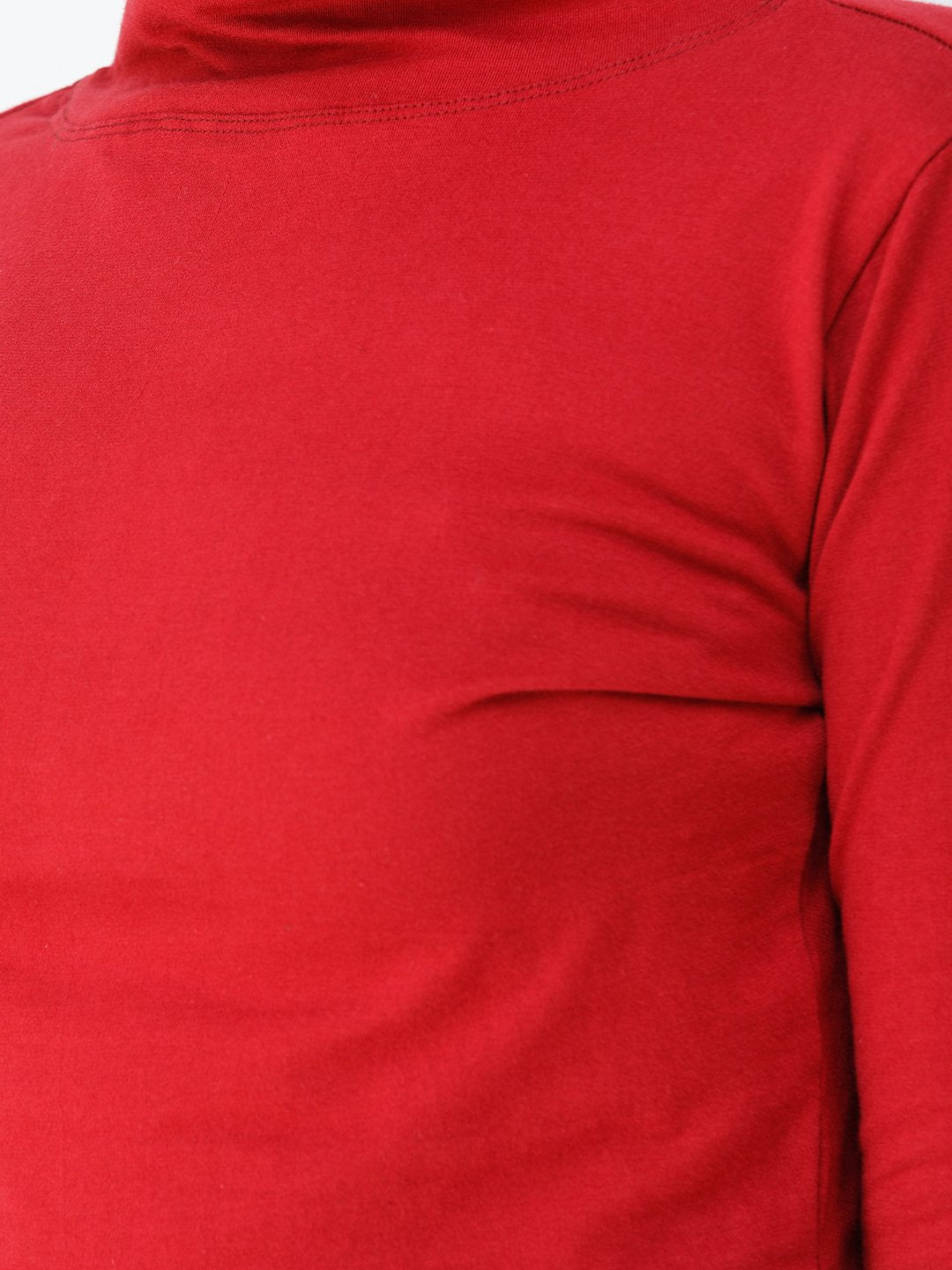 Scorpius solid maroon top