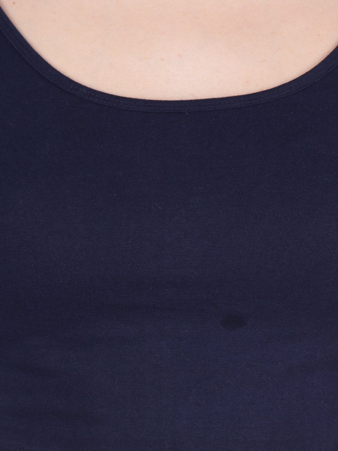 SCORPIUS Navy full sleeve Crop top