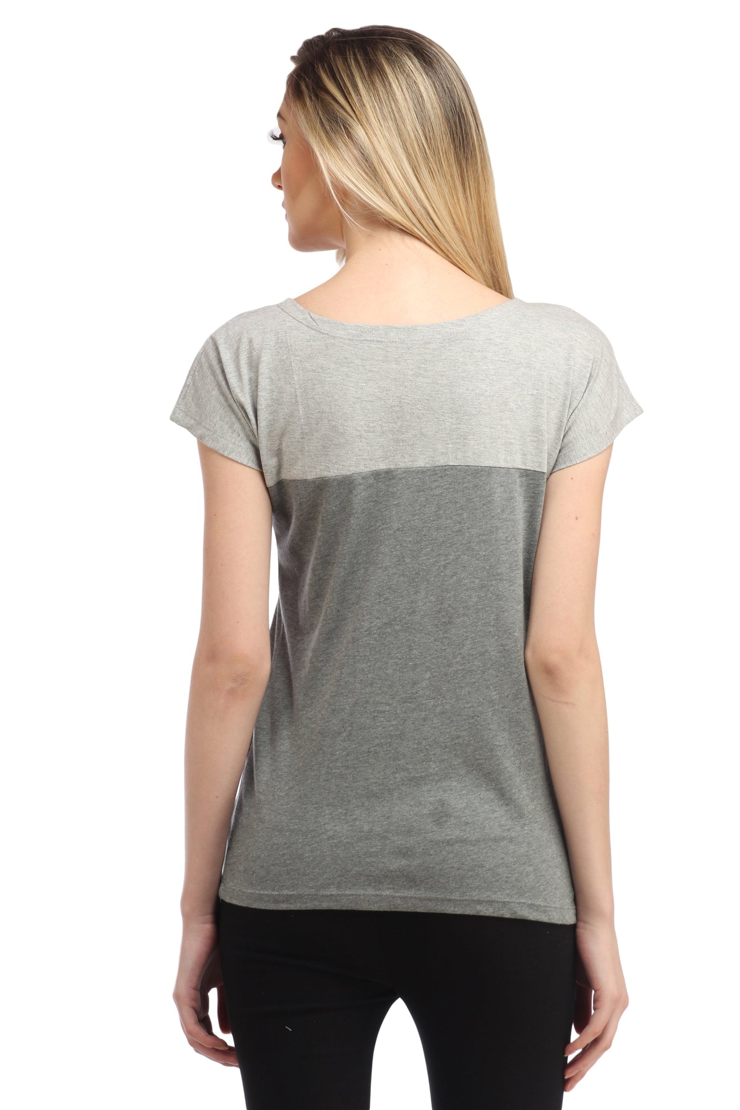 Grey Solid Top