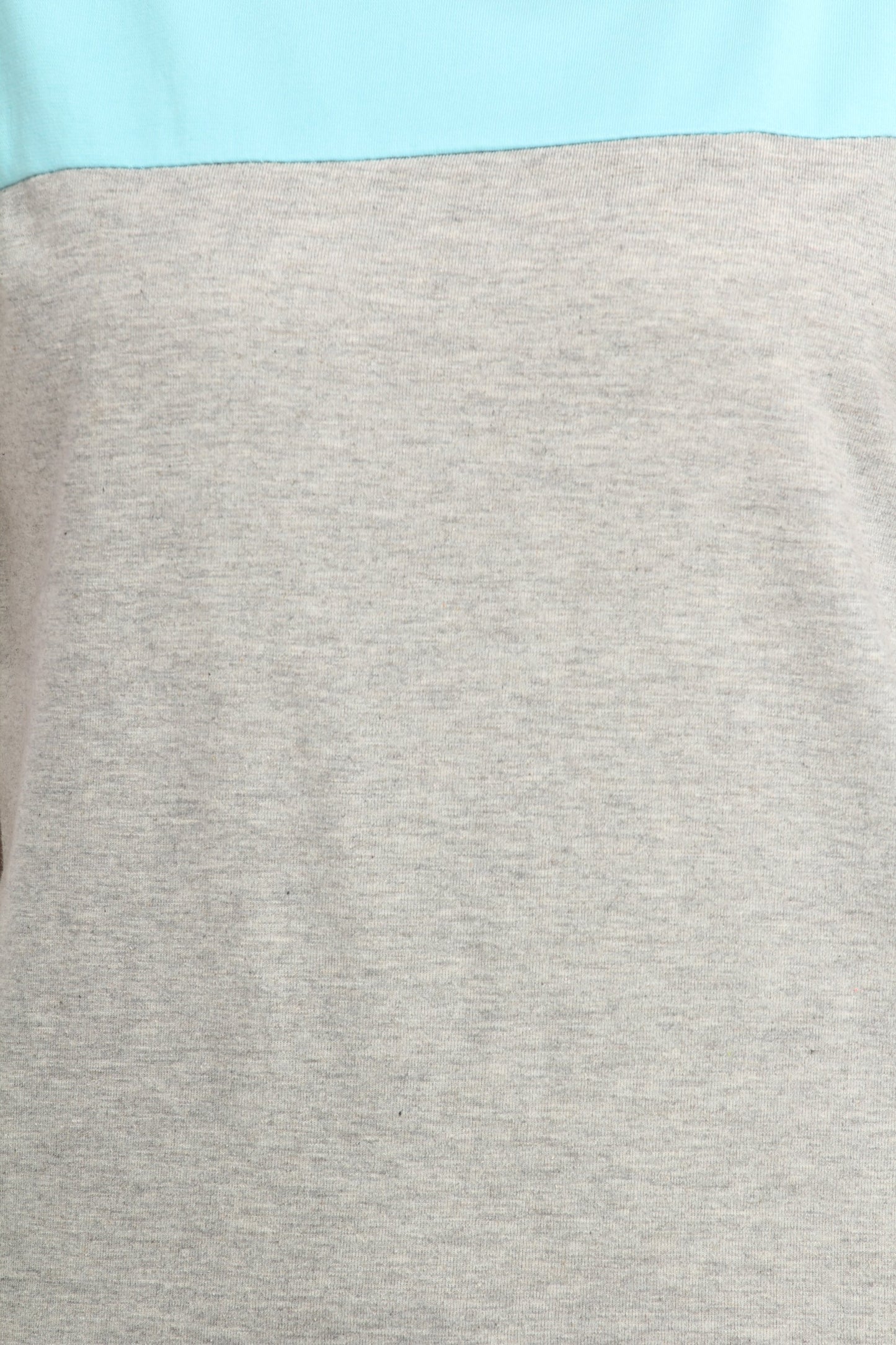Grey and Blue Solid Top