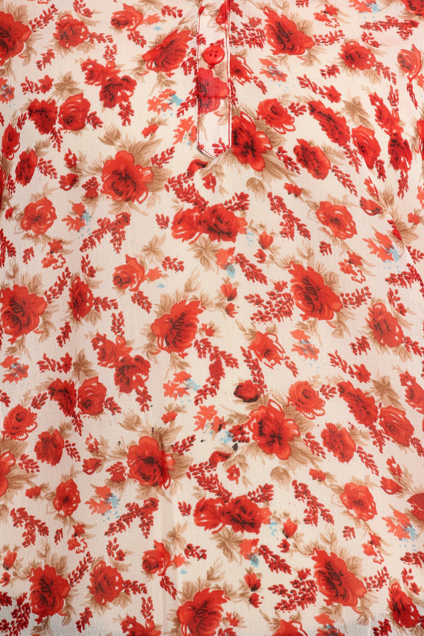 Red Printed Top